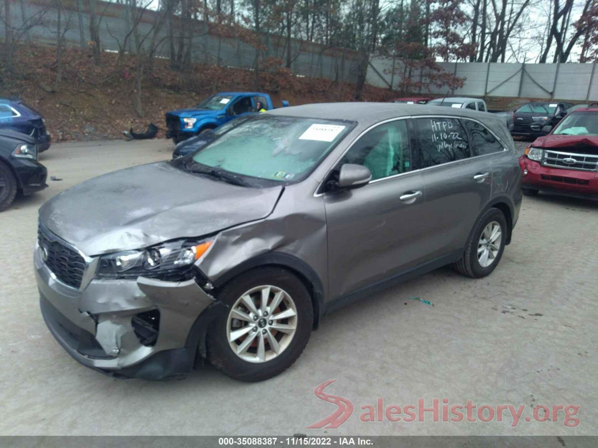 5XYPG4A34KG540037 2019 KIA SORENTO