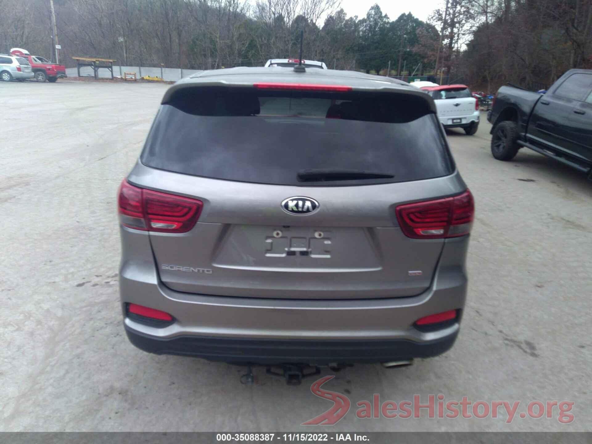 5XYPG4A34KG540037 2019 KIA SORENTO