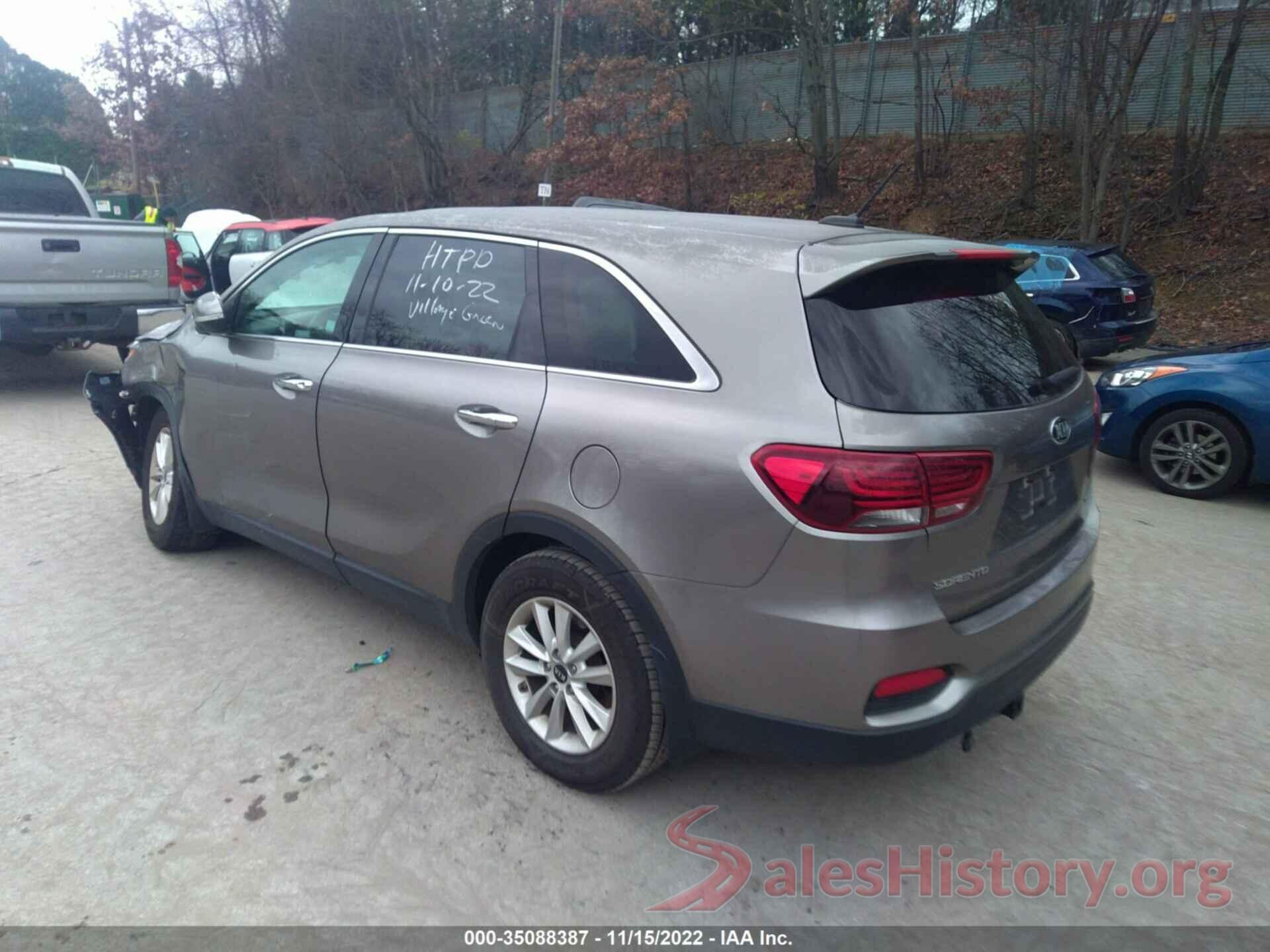 5XYPG4A34KG540037 2019 KIA SORENTO