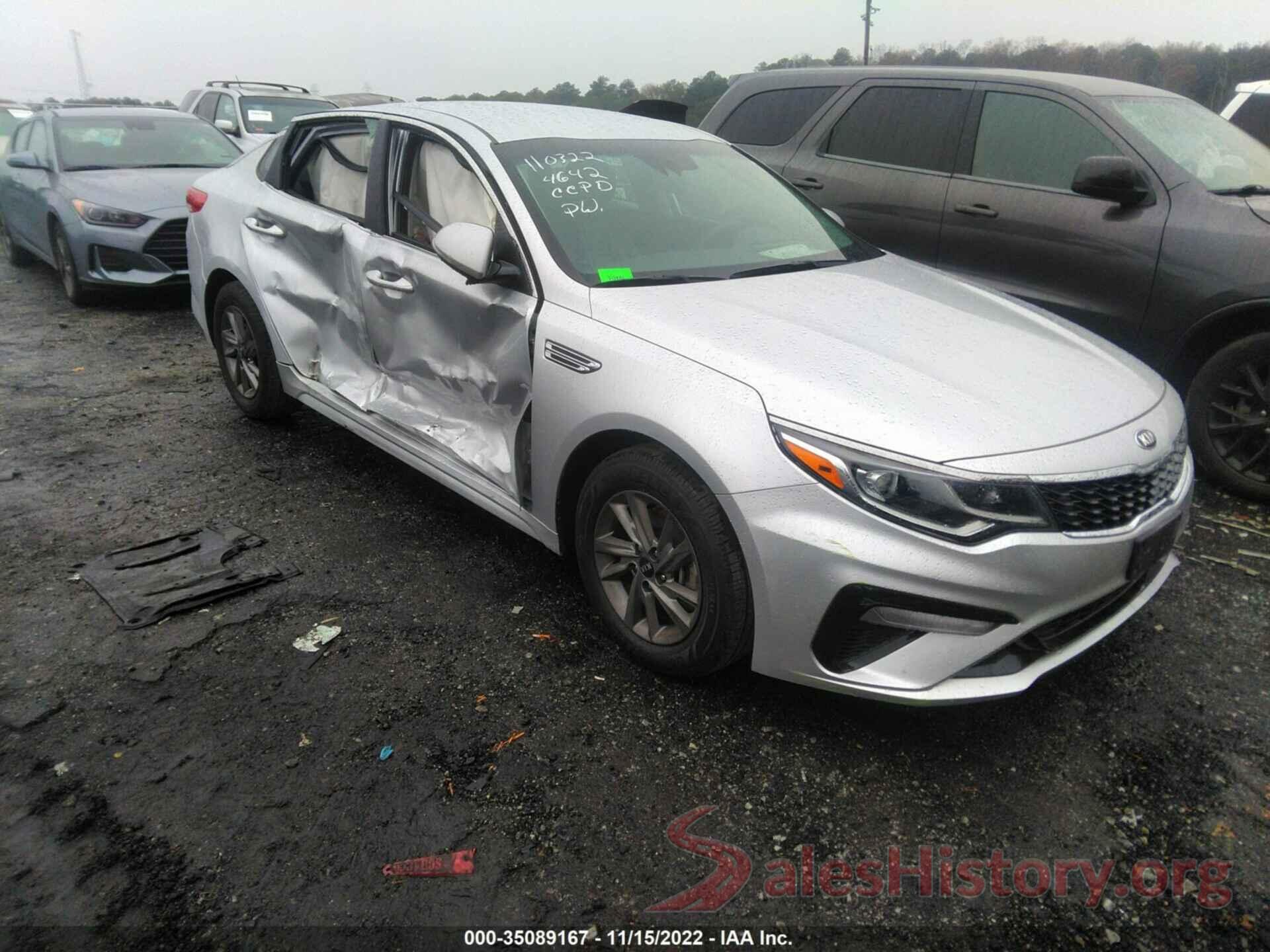 5XXGT4L33LG444642 2020 KIA OPTIMA