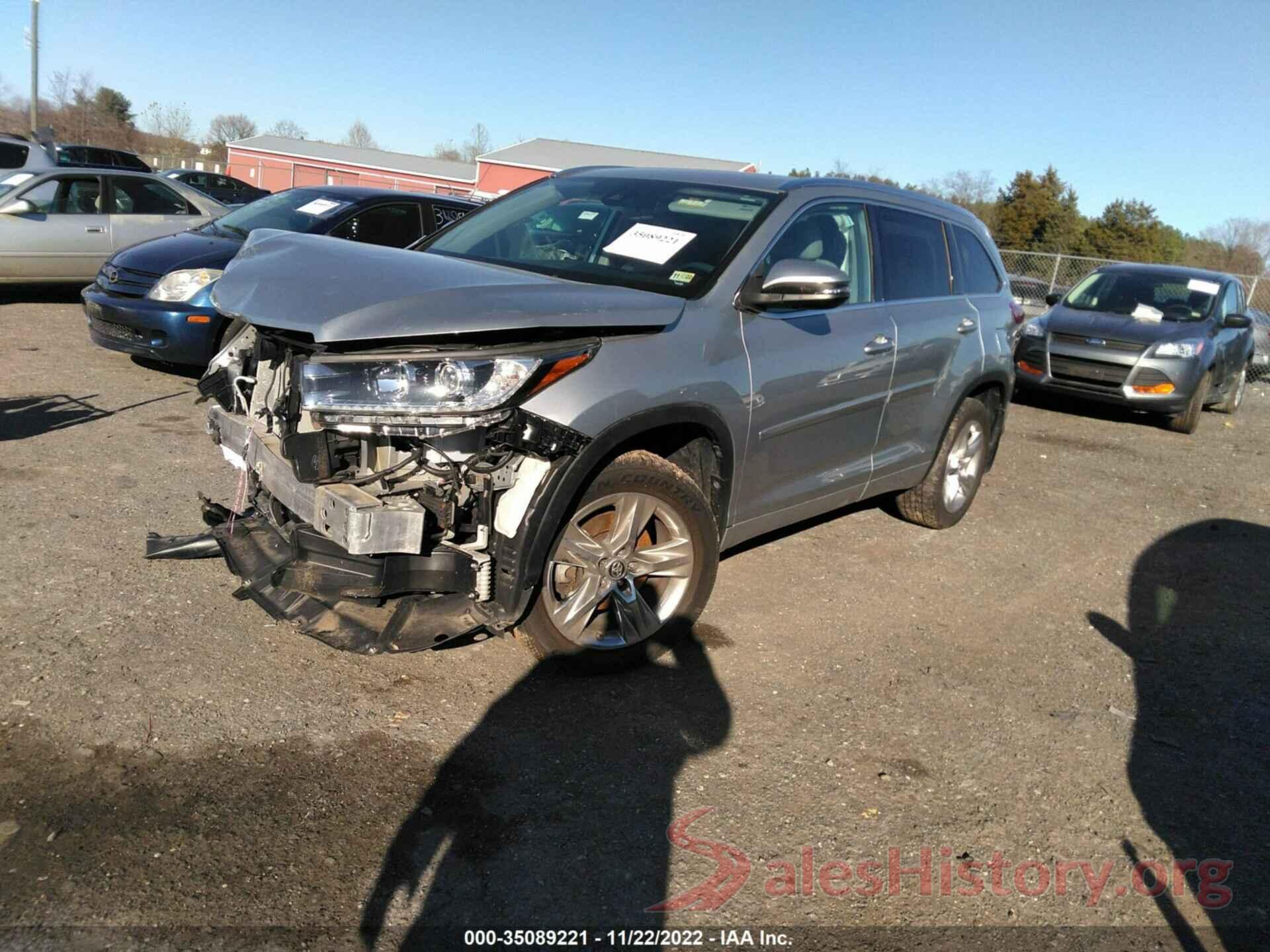 5TDDZRFH2JS873935 2018 TOYOTA HIGHLANDER