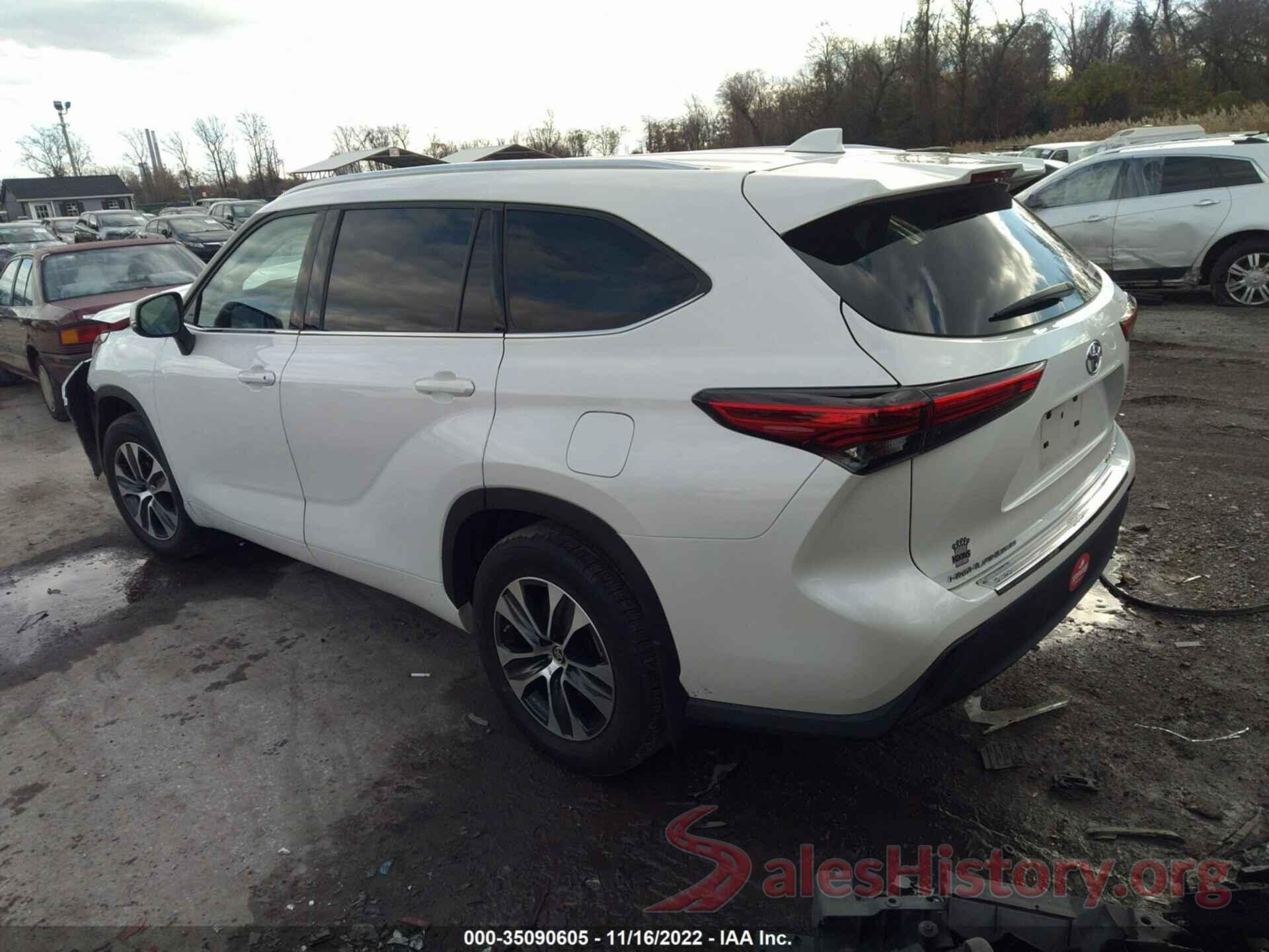 5TDGZRBH8LS517298 2020 TOYOTA HIGHLANDER