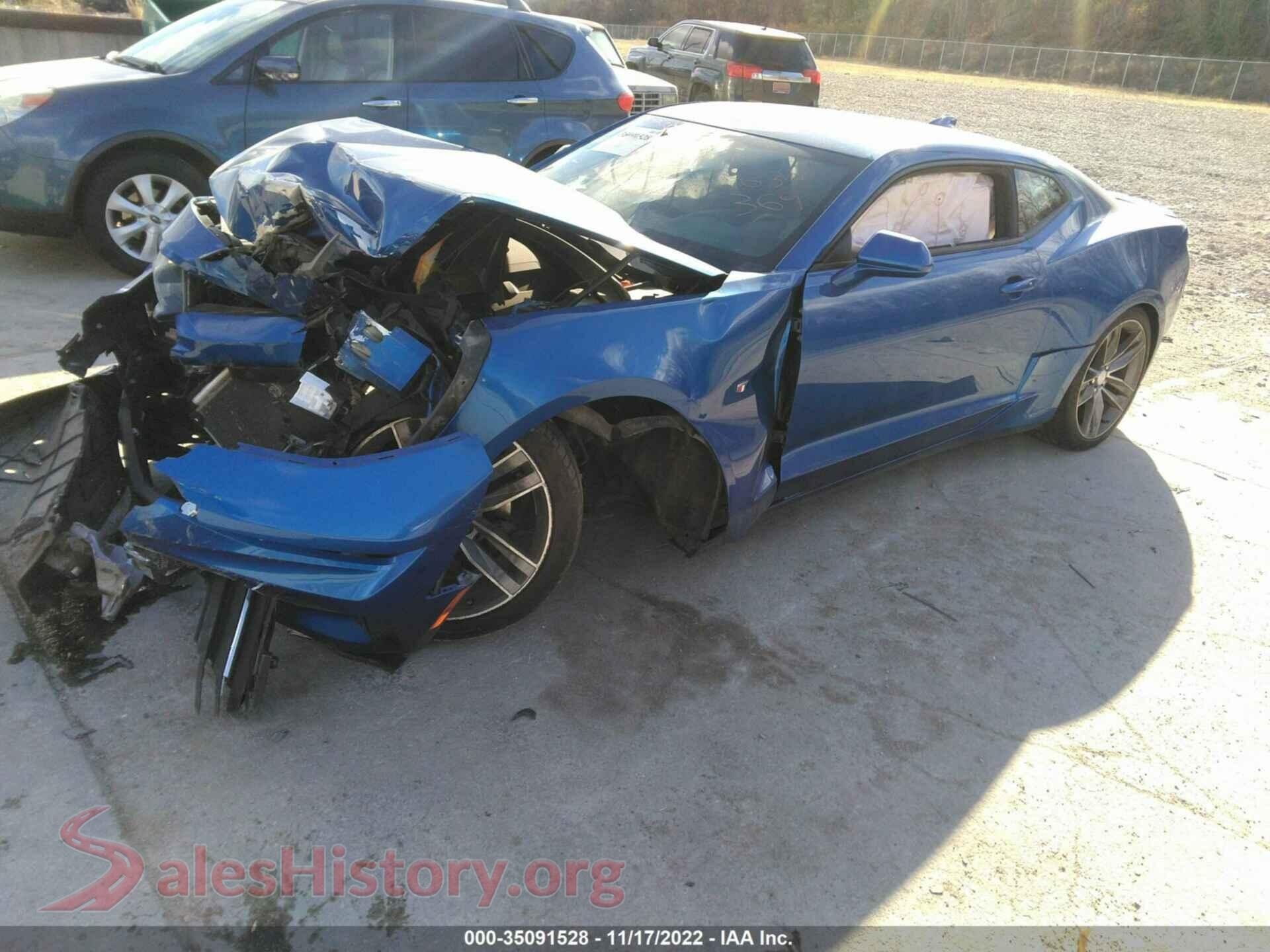 2017 CHEVROLET CAMARO VIN 1G1FD1RS3H0194570, front view