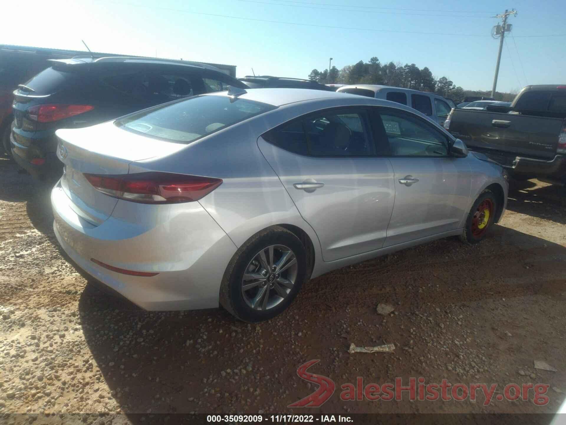 KMHD84LFXJU499736 2018 HYUNDAI ELANTRA