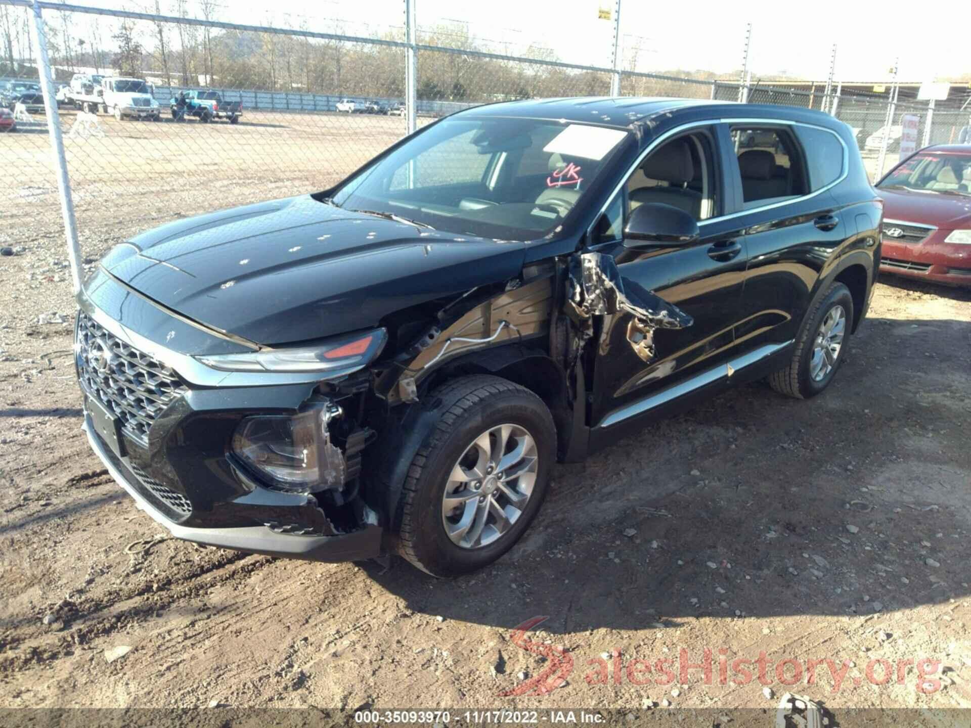 5NMS2CAD2KH018556 2019 HYUNDAI SANTA FE