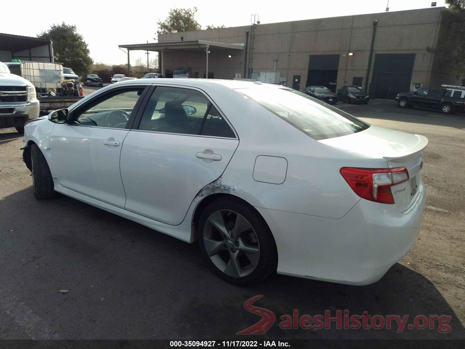 4T1BF1FK2CU622193 2012 TOYOTA CAMRY