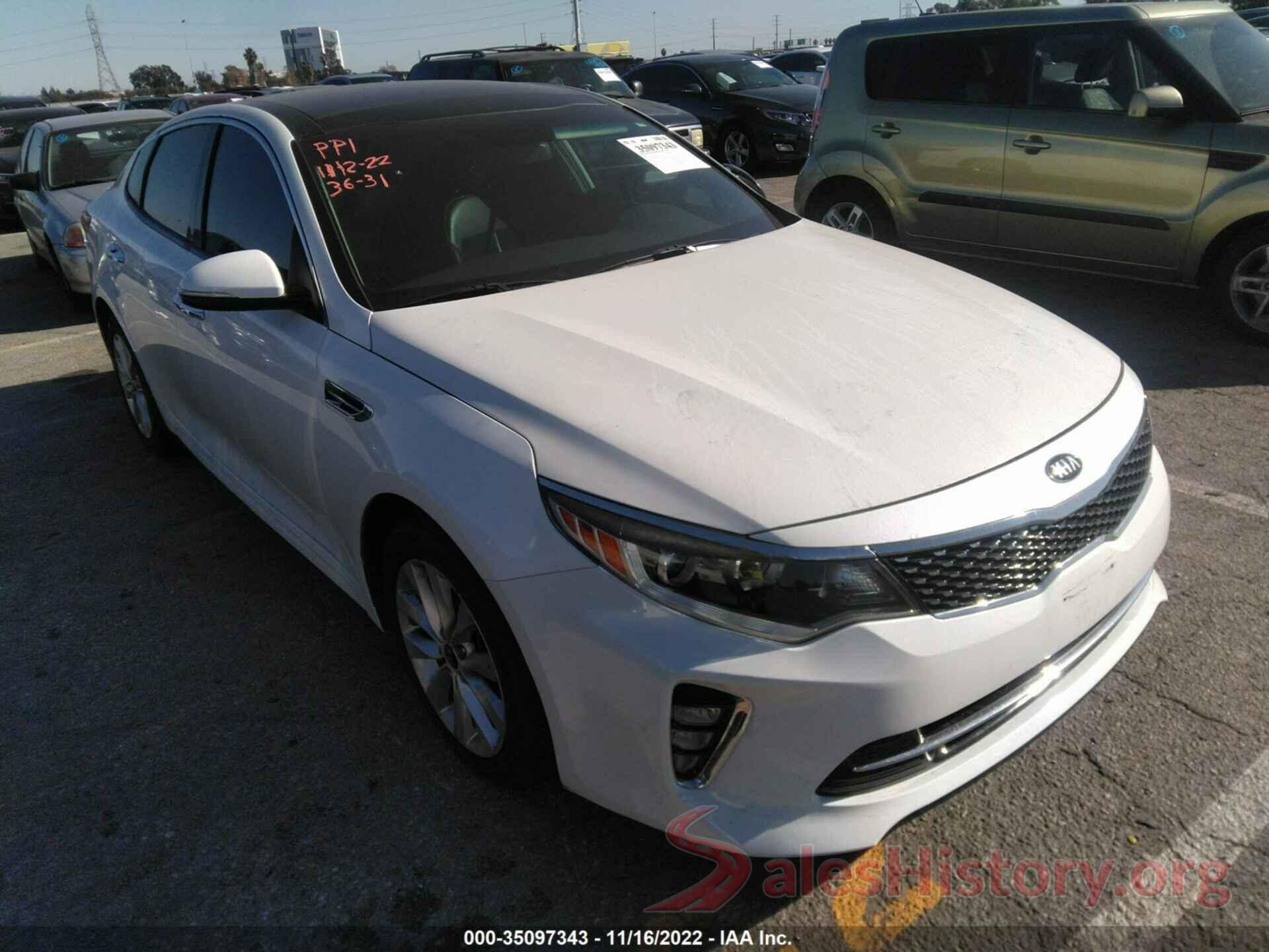 5XXGT4L35JG243631 2018 KIA OPTIMA