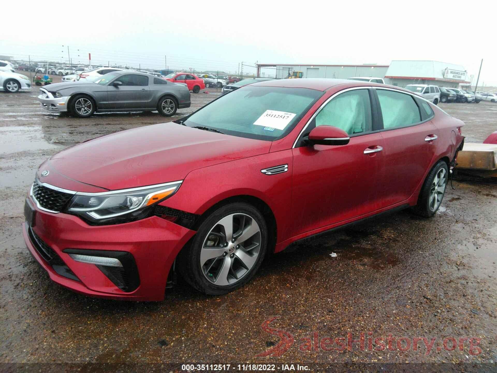 5XXGT4L33KG316514 2019 KIA OPTIMA