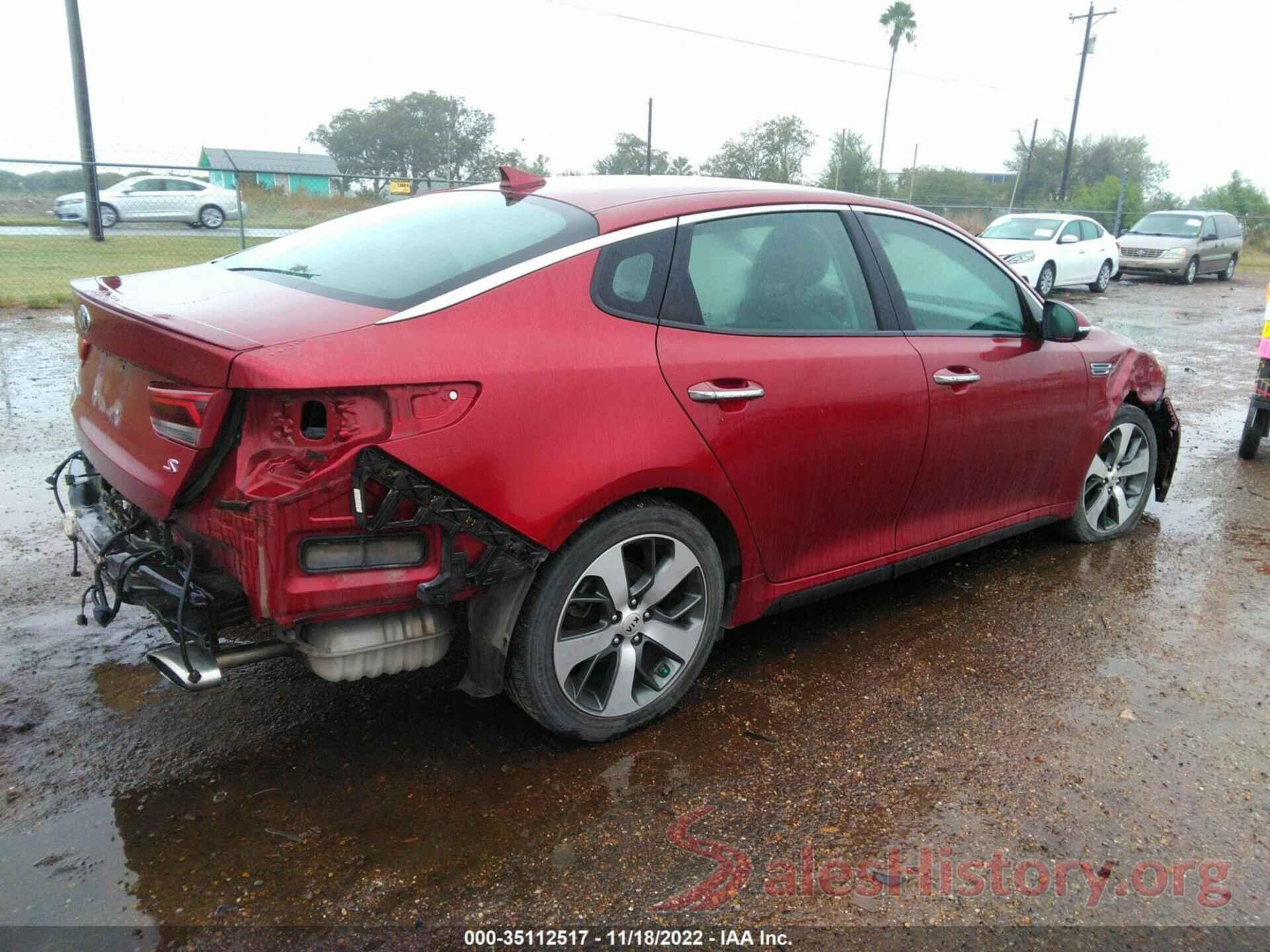 5XXGT4L33KG316514 2019 KIA OPTIMA