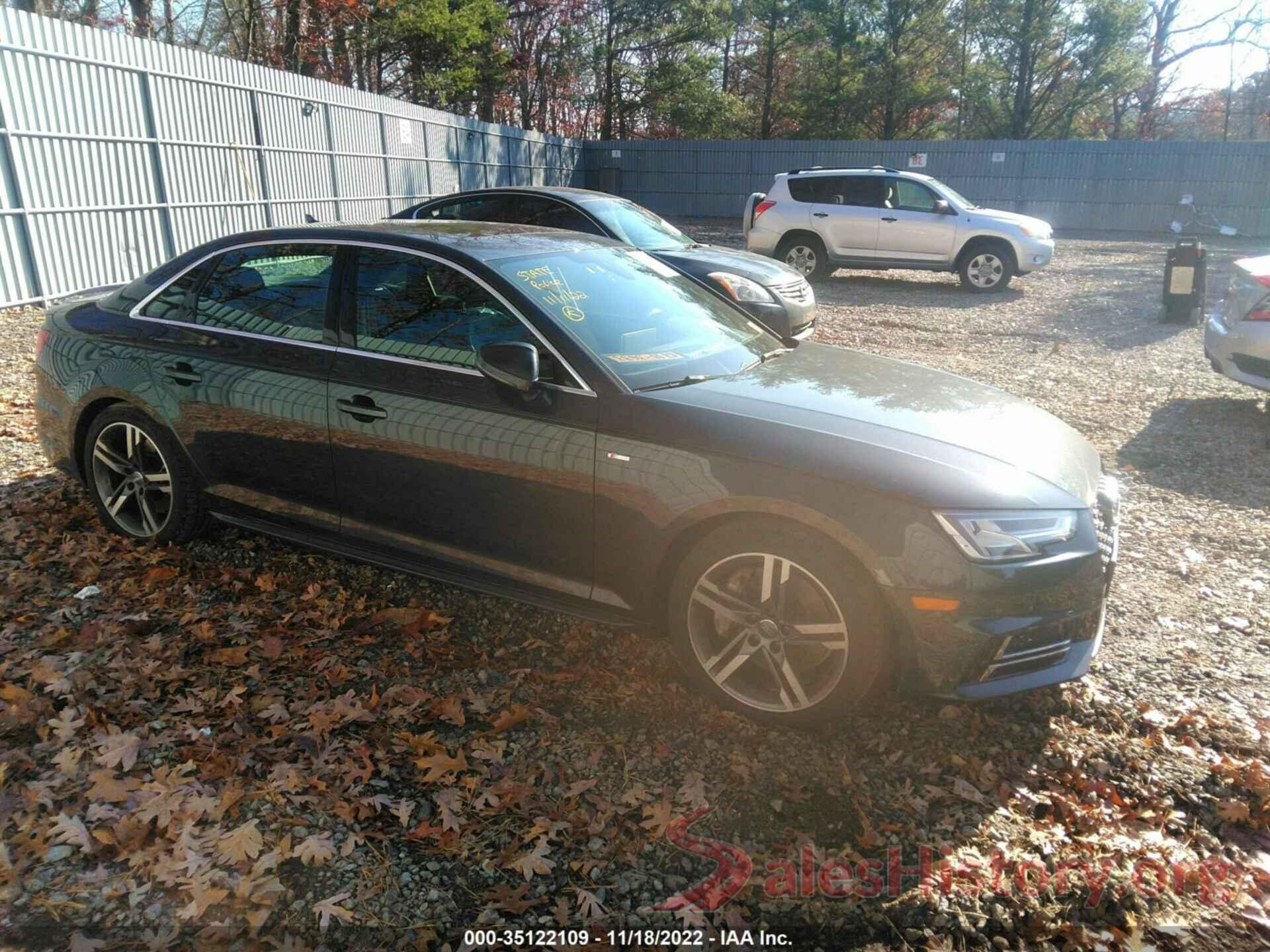 WAUENAF49JN007151 2018 AUDI A4