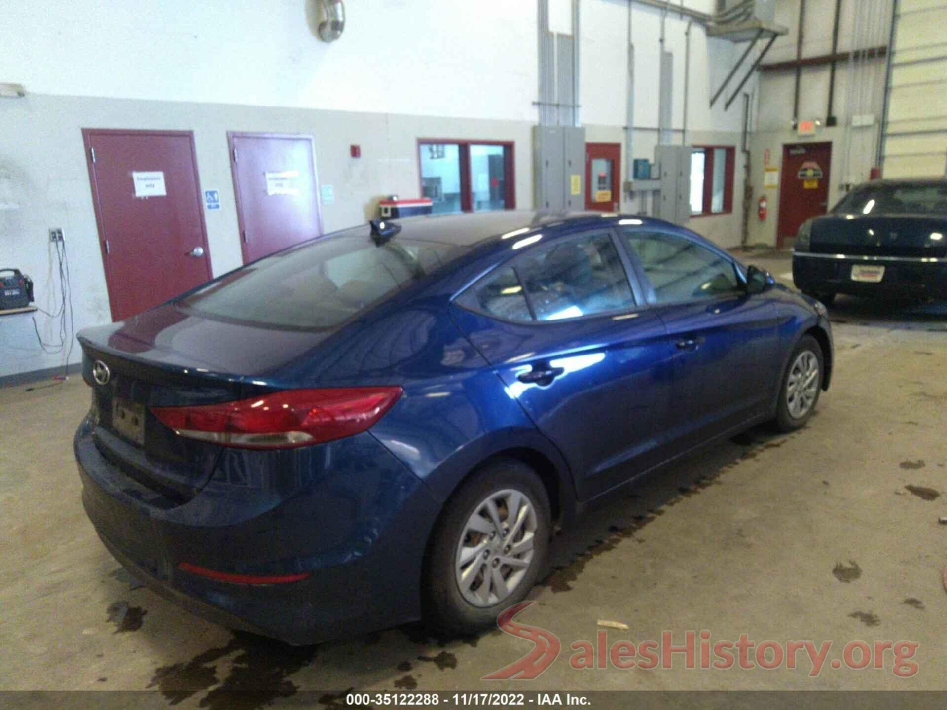 5NPD74LF8HH191217 2017 HYUNDAI ELANTRA