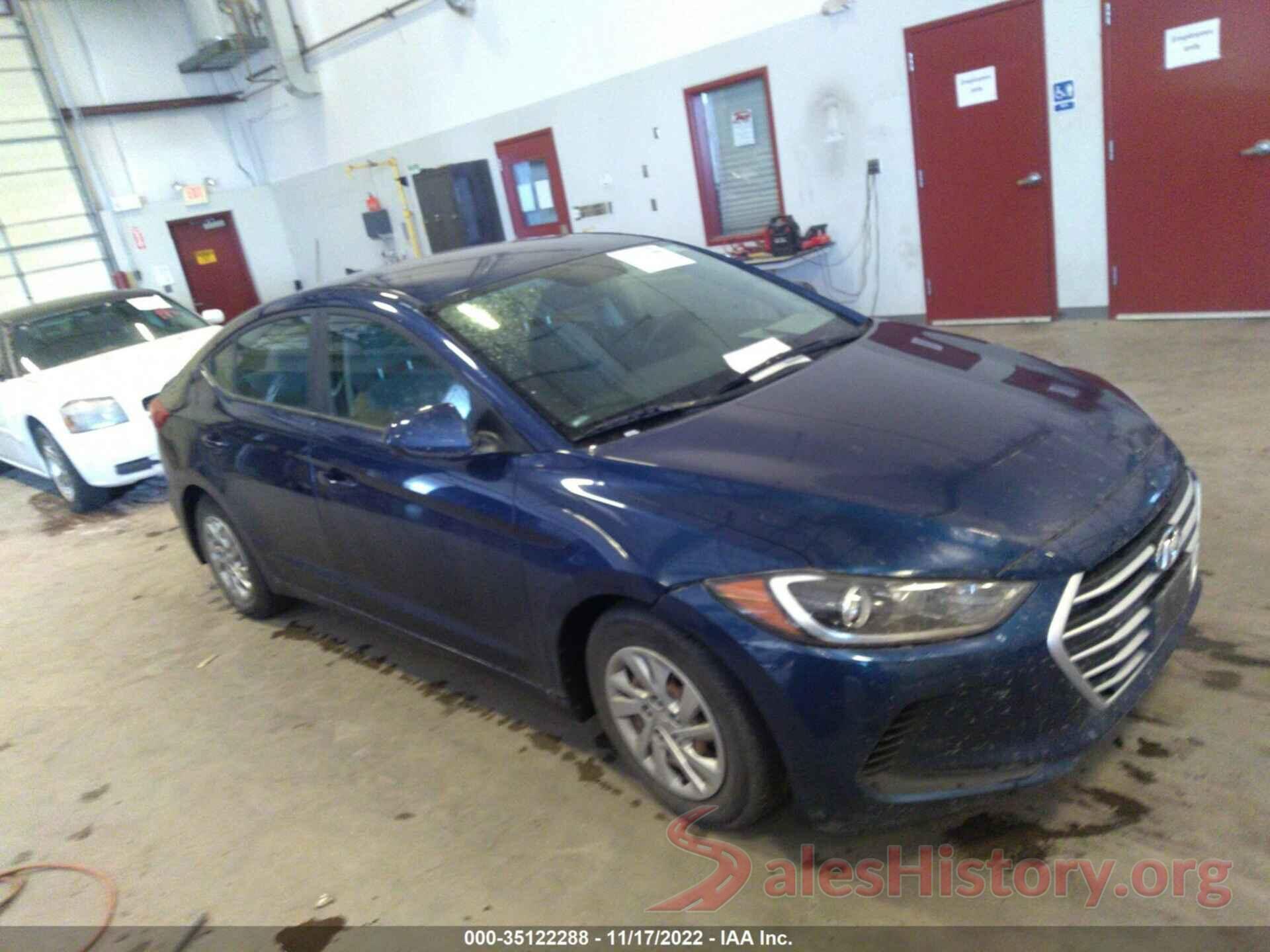 5NPD74LF8HH191217 2017 HYUNDAI ELANTRA