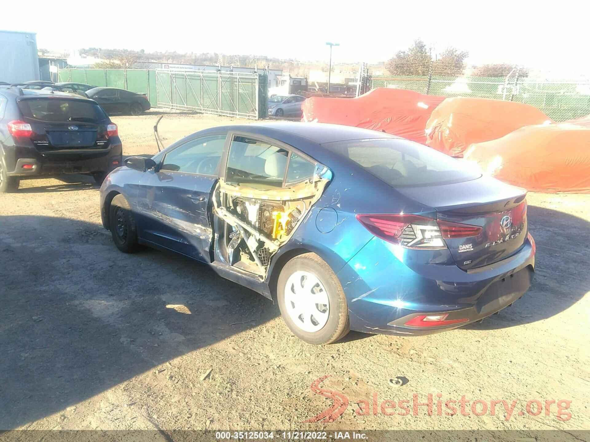 5NPD74LFXKH458784 2019 HYUNDAI ELANTRA