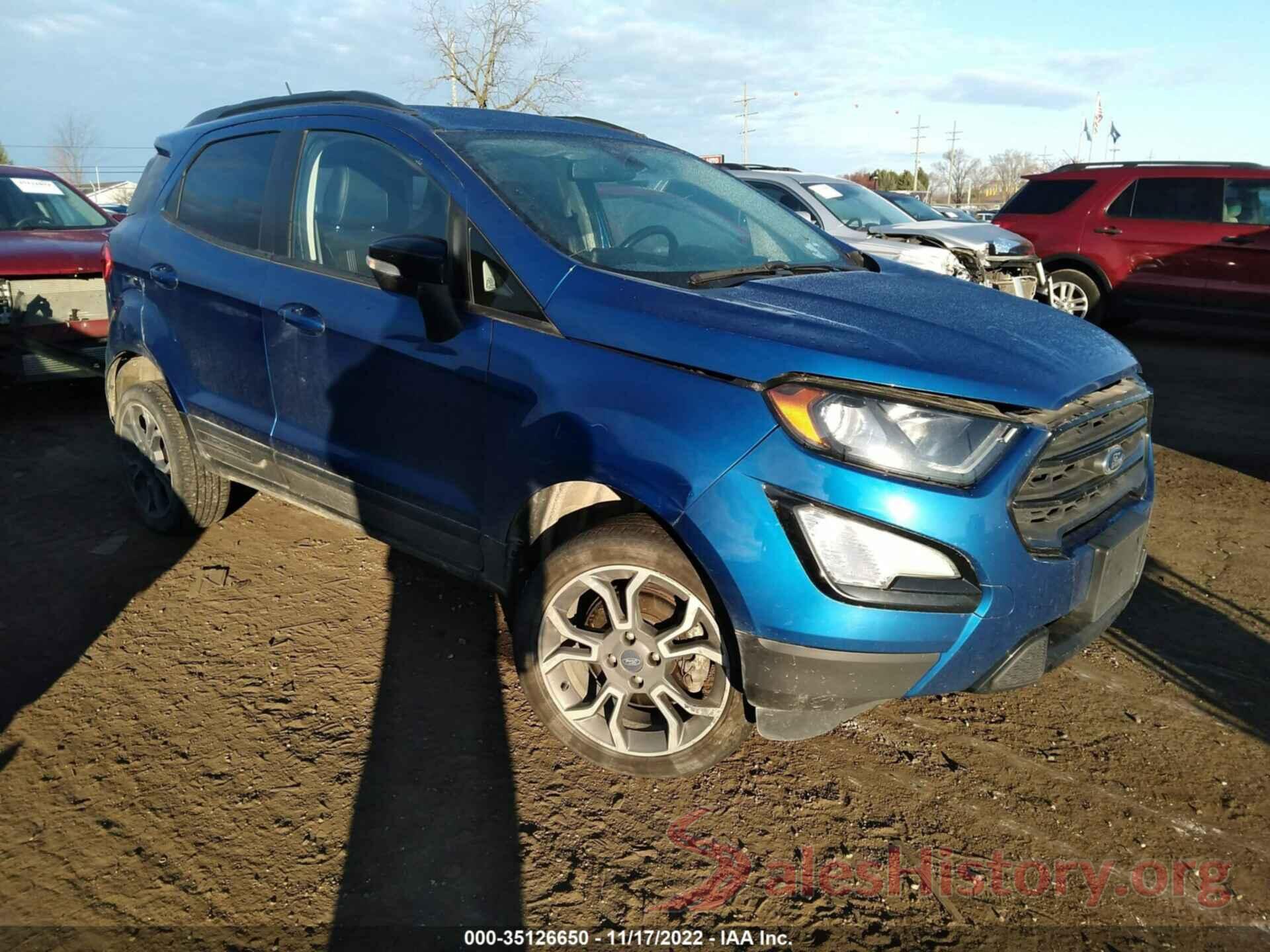 MAJ6S3JL1KC288911 2019 FORD ECOSPORT