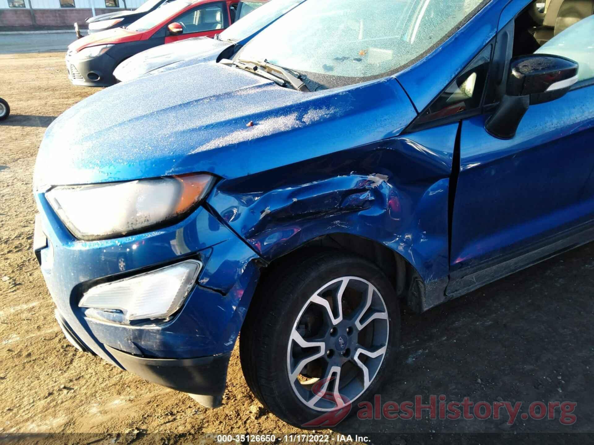 MAJ6S3JL1KC288911 2019 FORD ECOSPORT