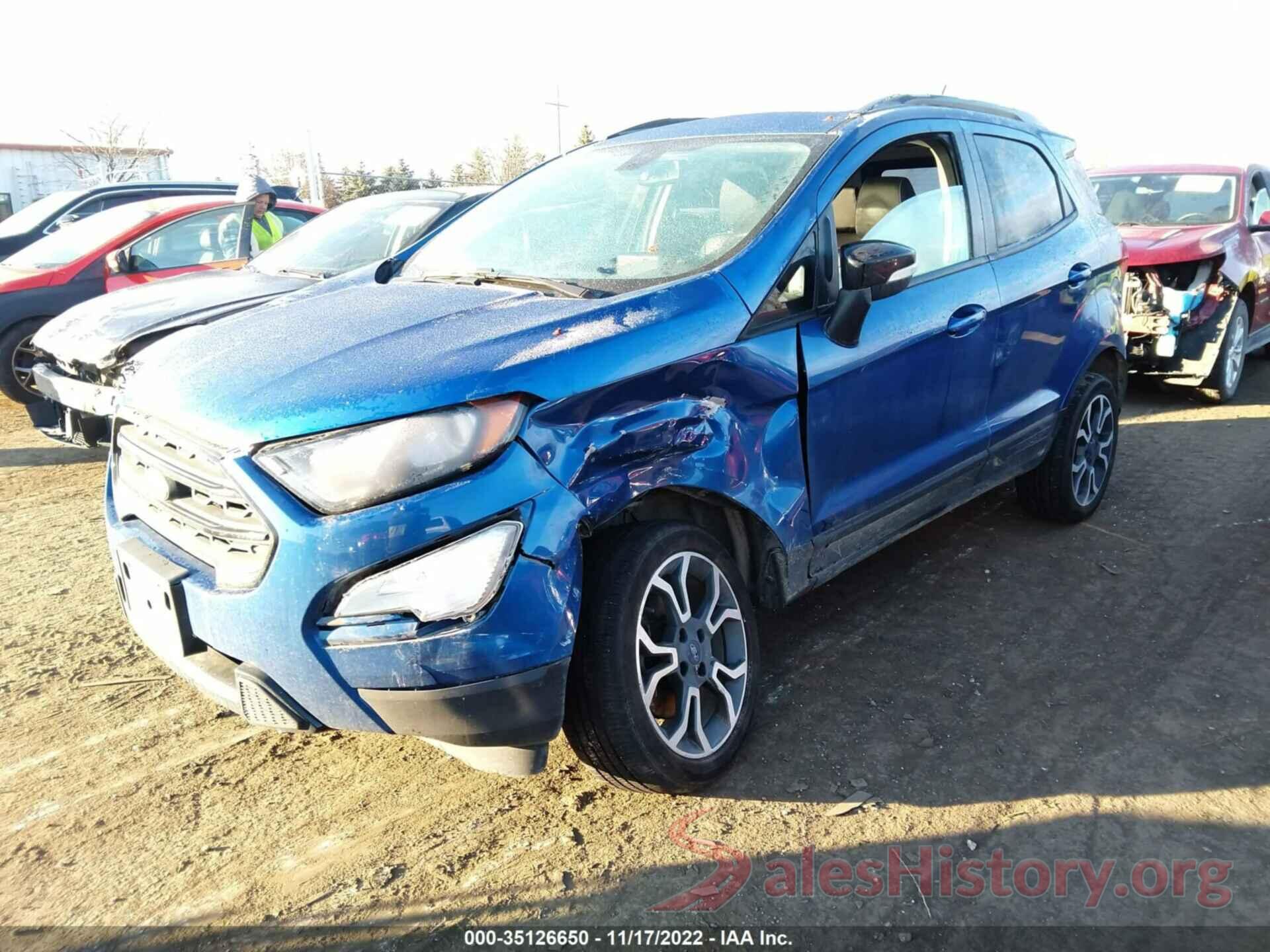 MAJ6S3JL1KC288911 2019 FORD ECOSPORT