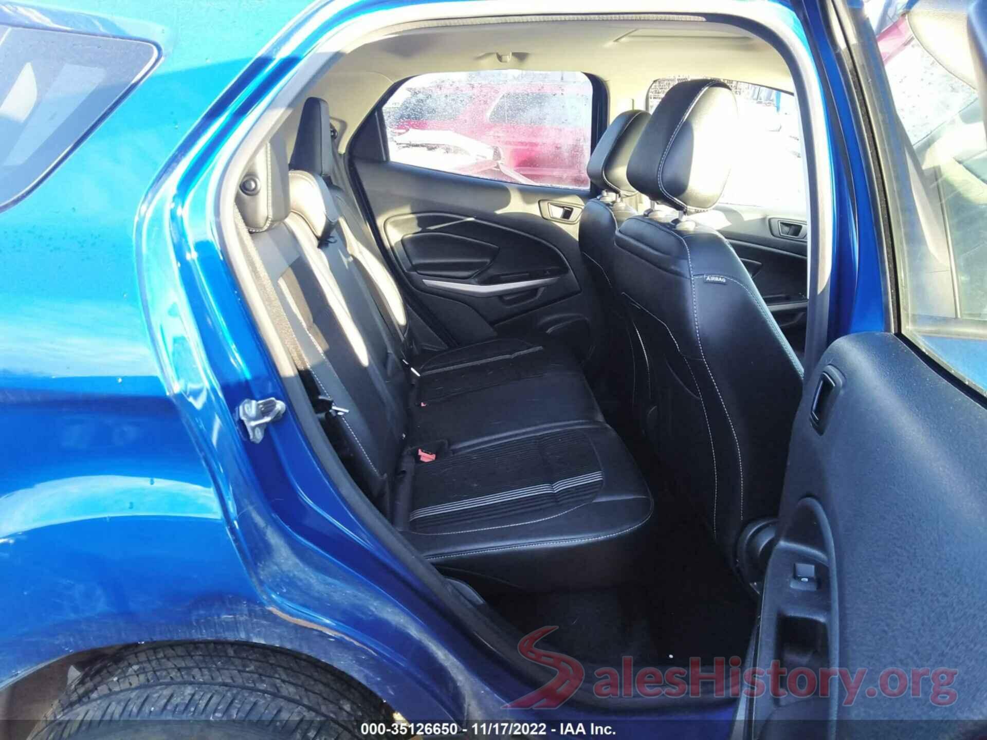 MAJ6S3JL1KC288911 2019 FORD ECOSPORT