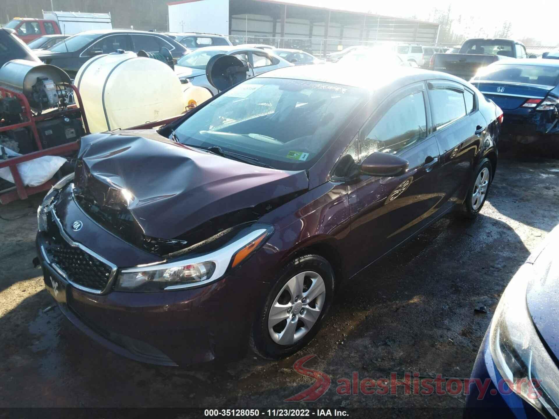 3KPFK4A75HE086190 2017 KIA FORTE