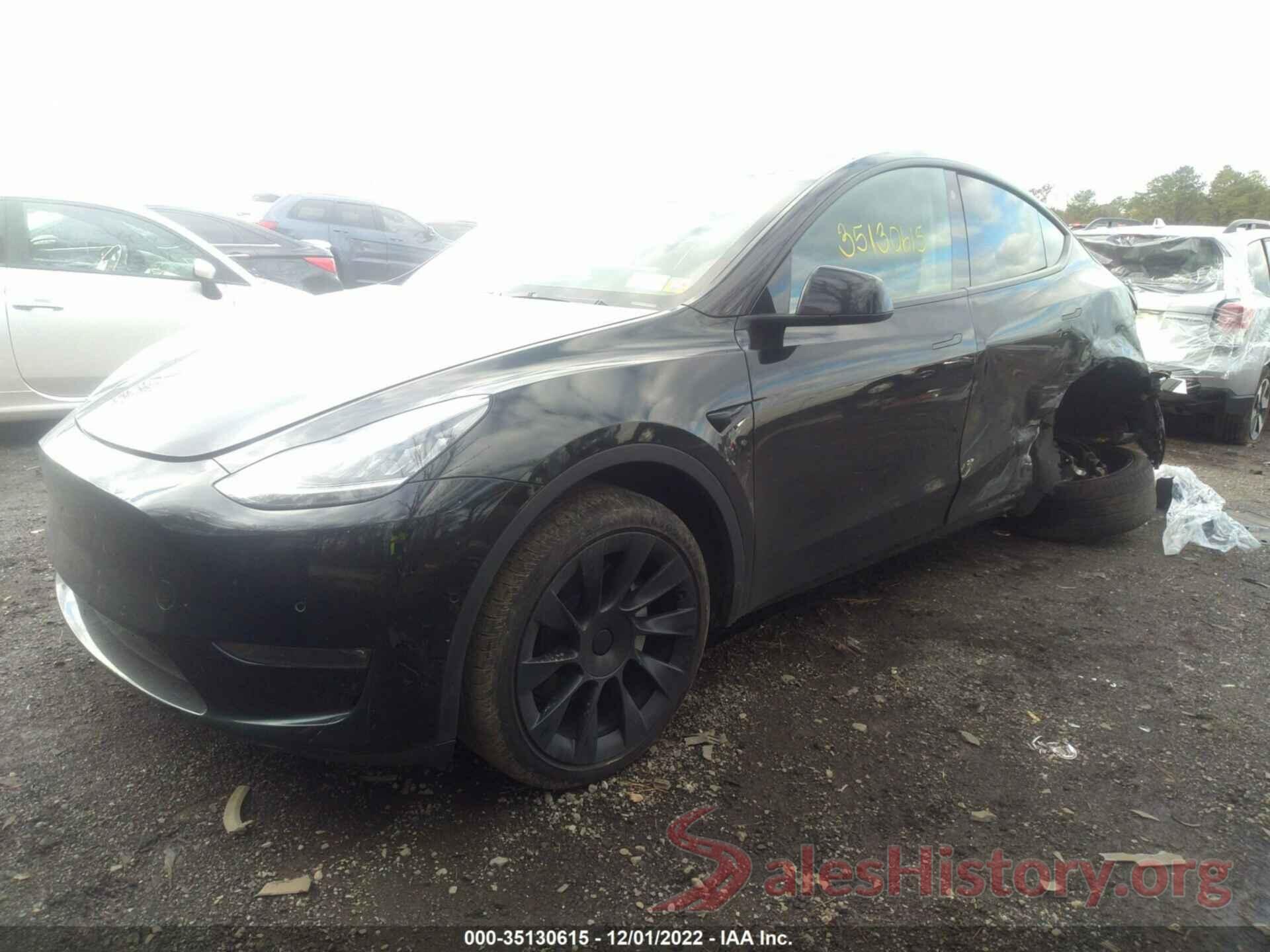 5YJYGDEE2MF287651 2021 TESLA MODEL Y