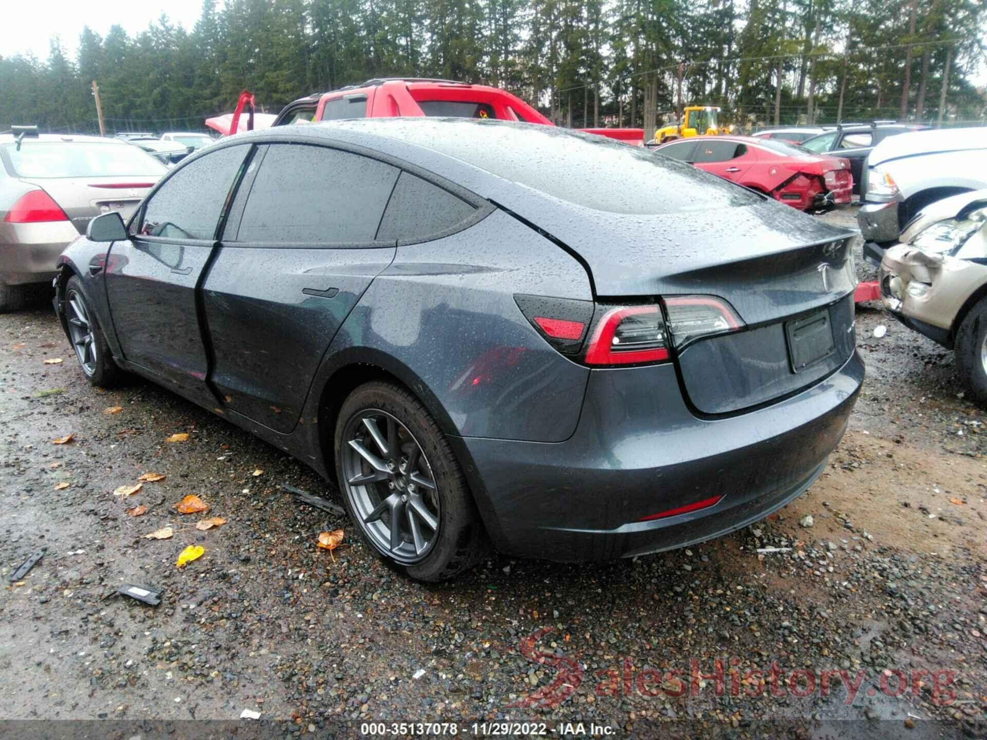 5YJ3E1EB7MF874870 2021 TESLA MODEL 3