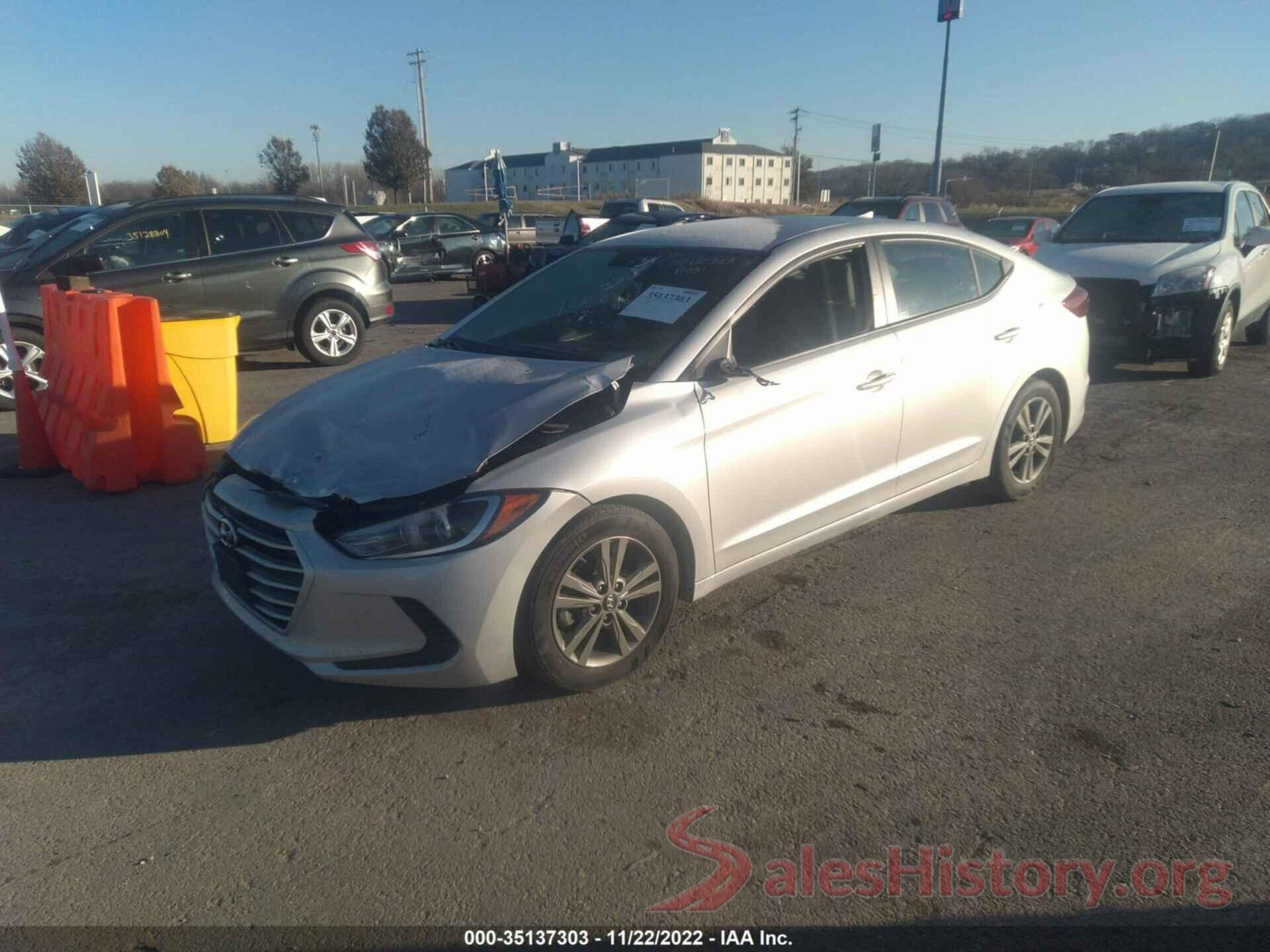 5NPD84LF6JH333213 2018 HYUNDAI ELANTRA