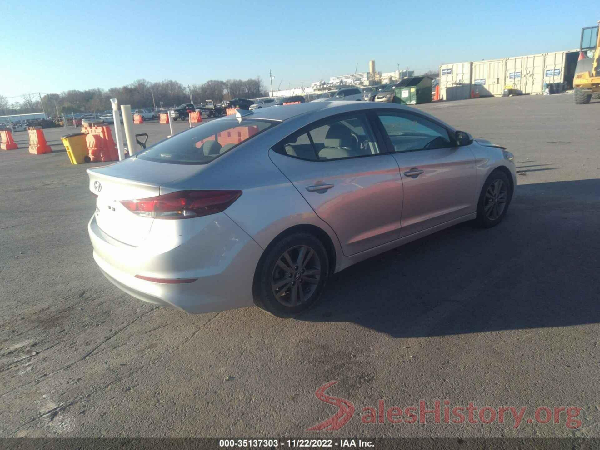 5NPD84LF6JH333213 2018 HYUNDAI ELANTRA