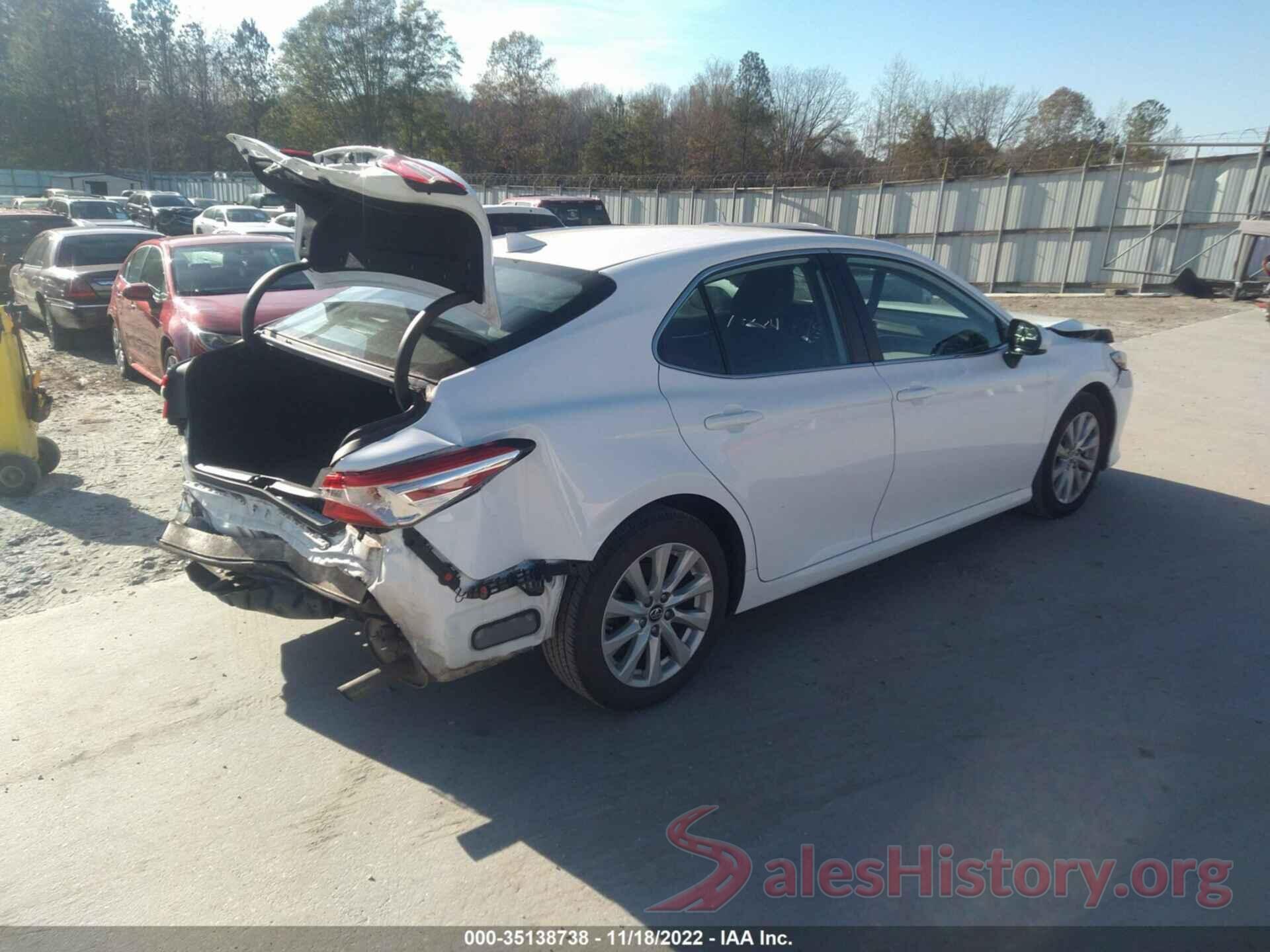 4T1B11HK6KU761186 2019 TOYOTA CAMRY