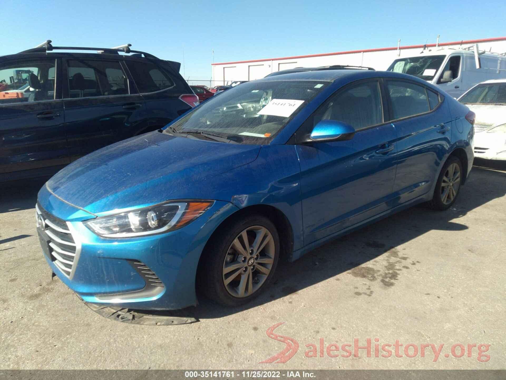 5NPD84LF3JH311623 2018 HYUNDAI ELANTRA