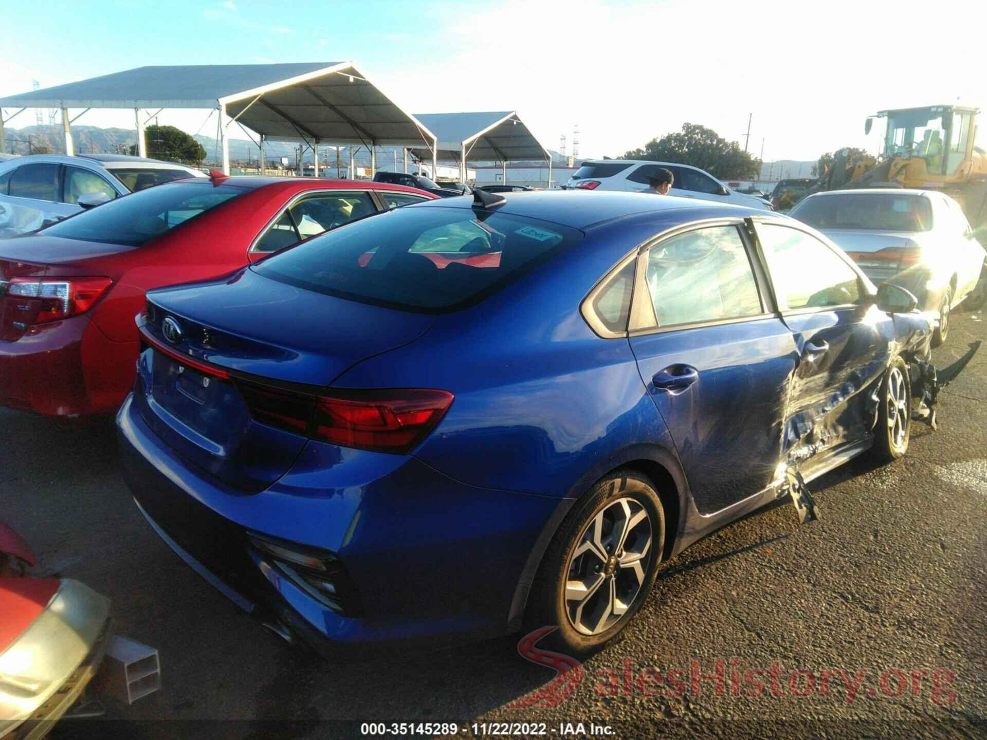 3KPF24ADXKE094928 2019 KIA FORTE