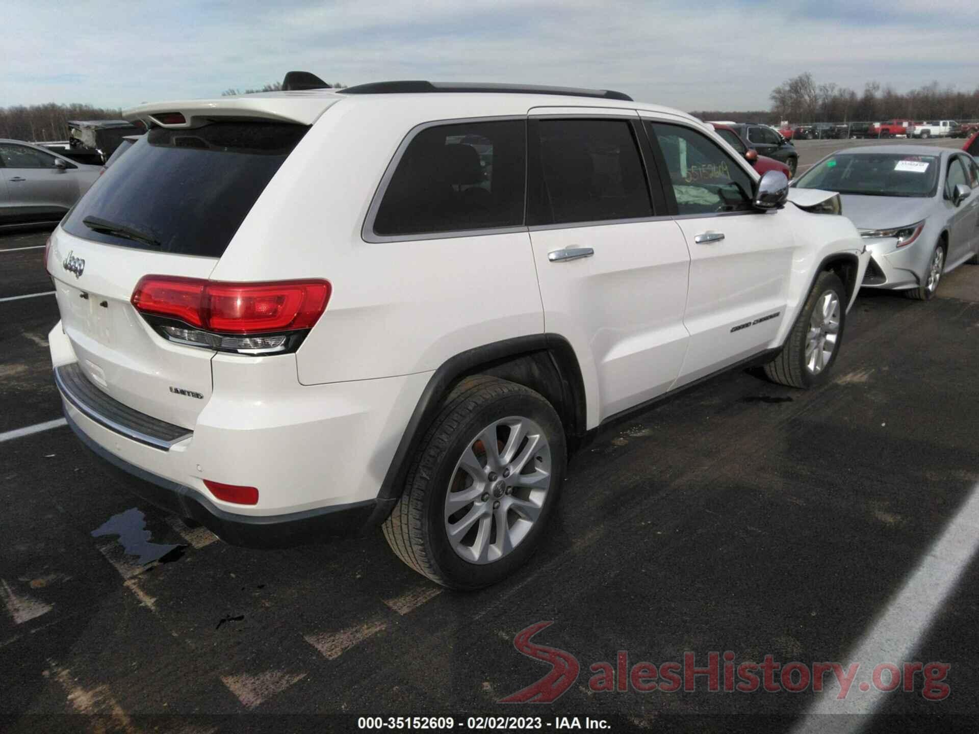 1C4RJFBG8HC809953 2017 JEEP GRAND CHEROKEE