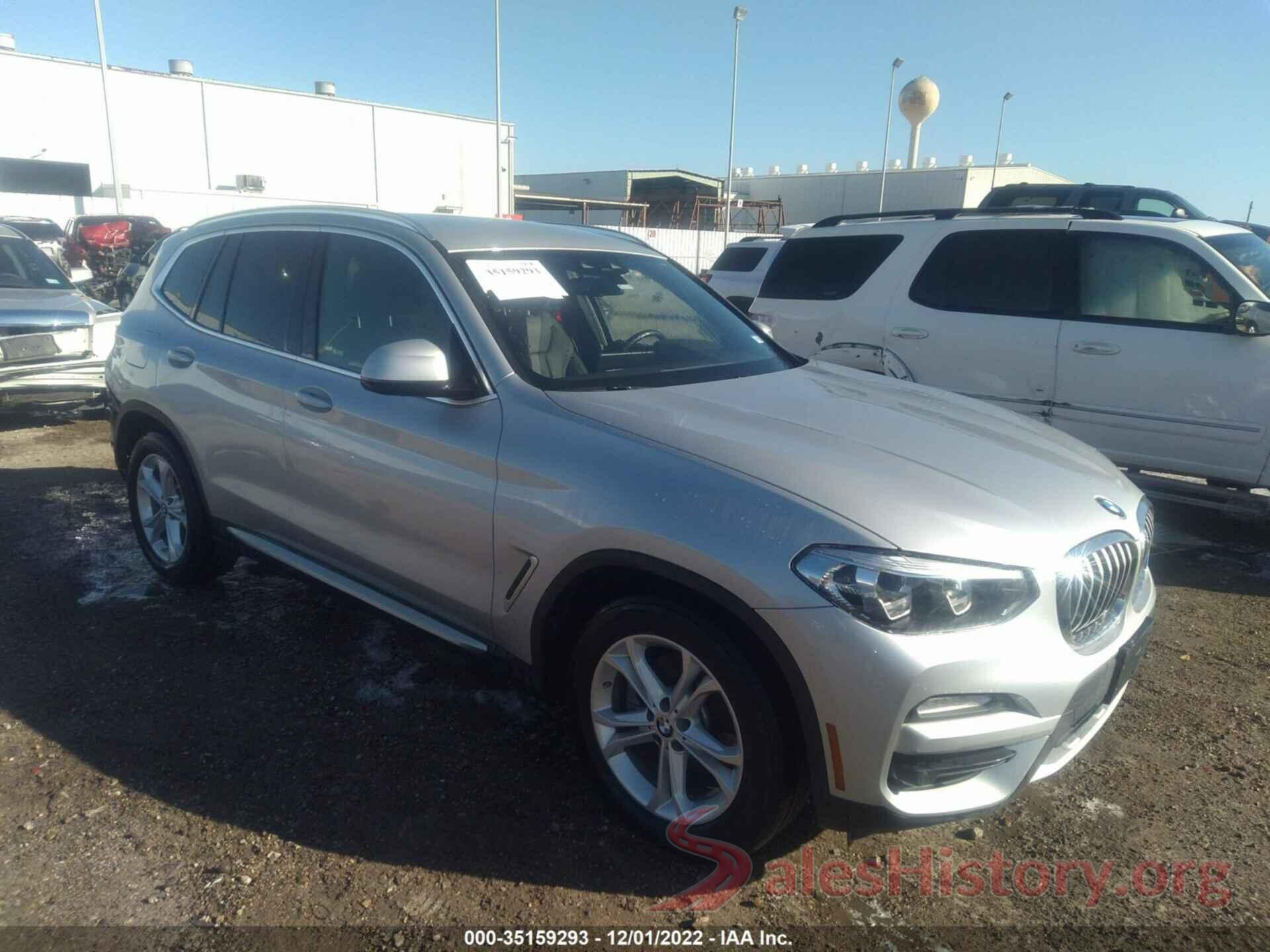 5UXTR7C59KLR45242 2019 BMW X3