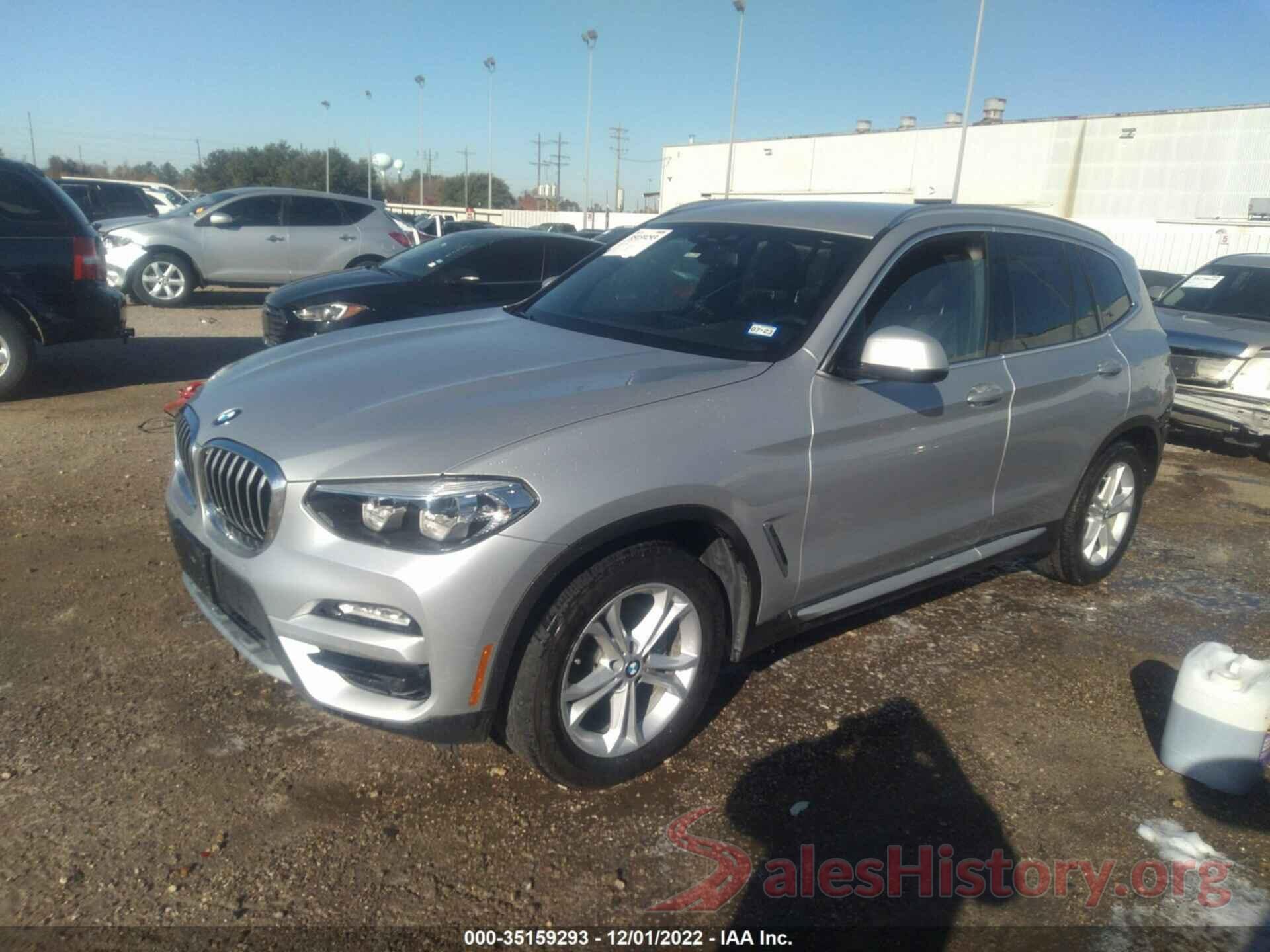 5UXTR7C59KLR45242 2019 BMW X3