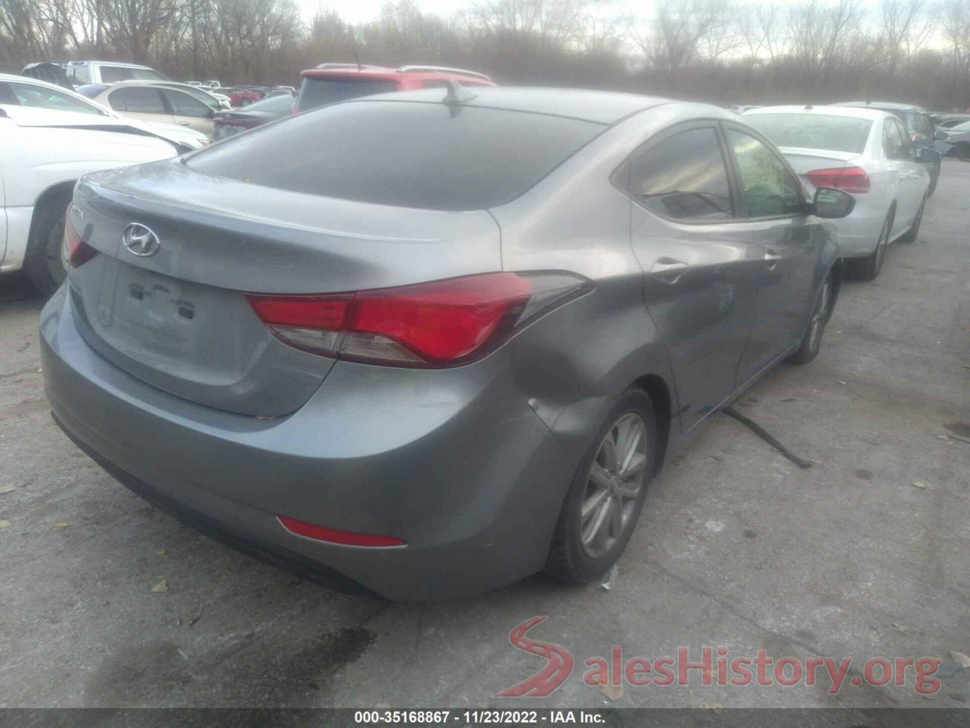 KMHDH4AE8FU388412 2015 HYUNDAI ELANTRA