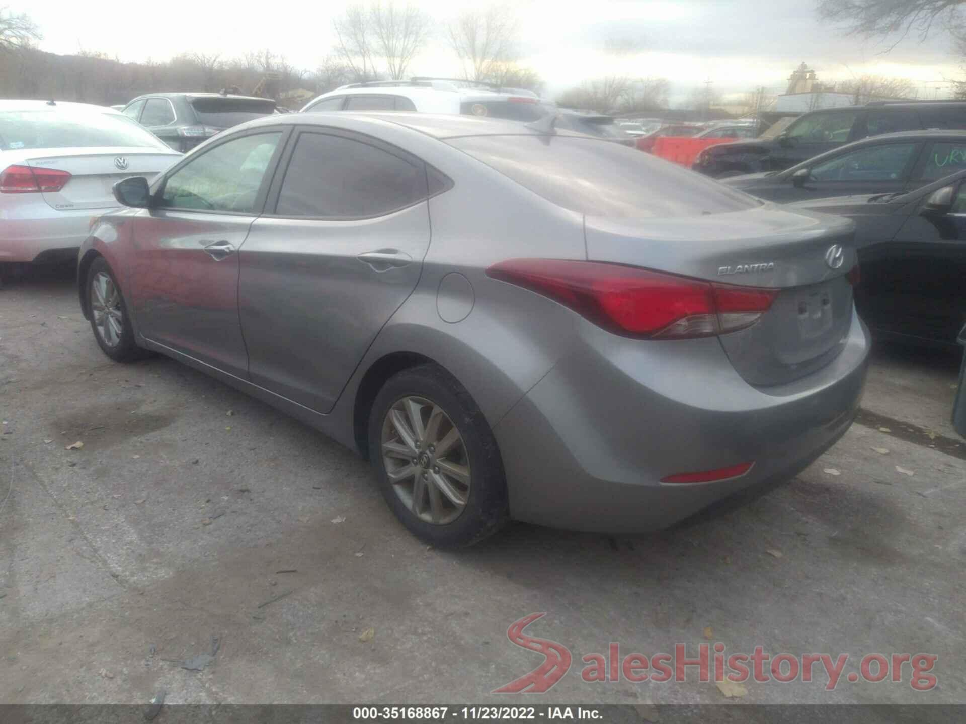 KMHDH4AE8FU388412 2015 HYUNDAI ELANTRA