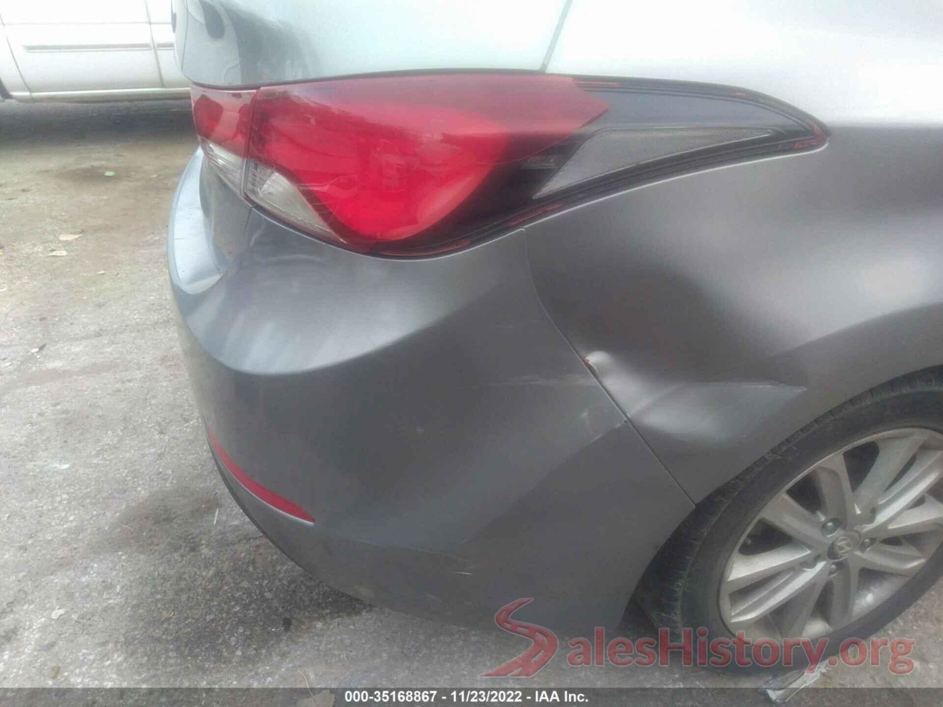 KMHDH4AE8FU388412 2015 HYUNDAI ELANTRA