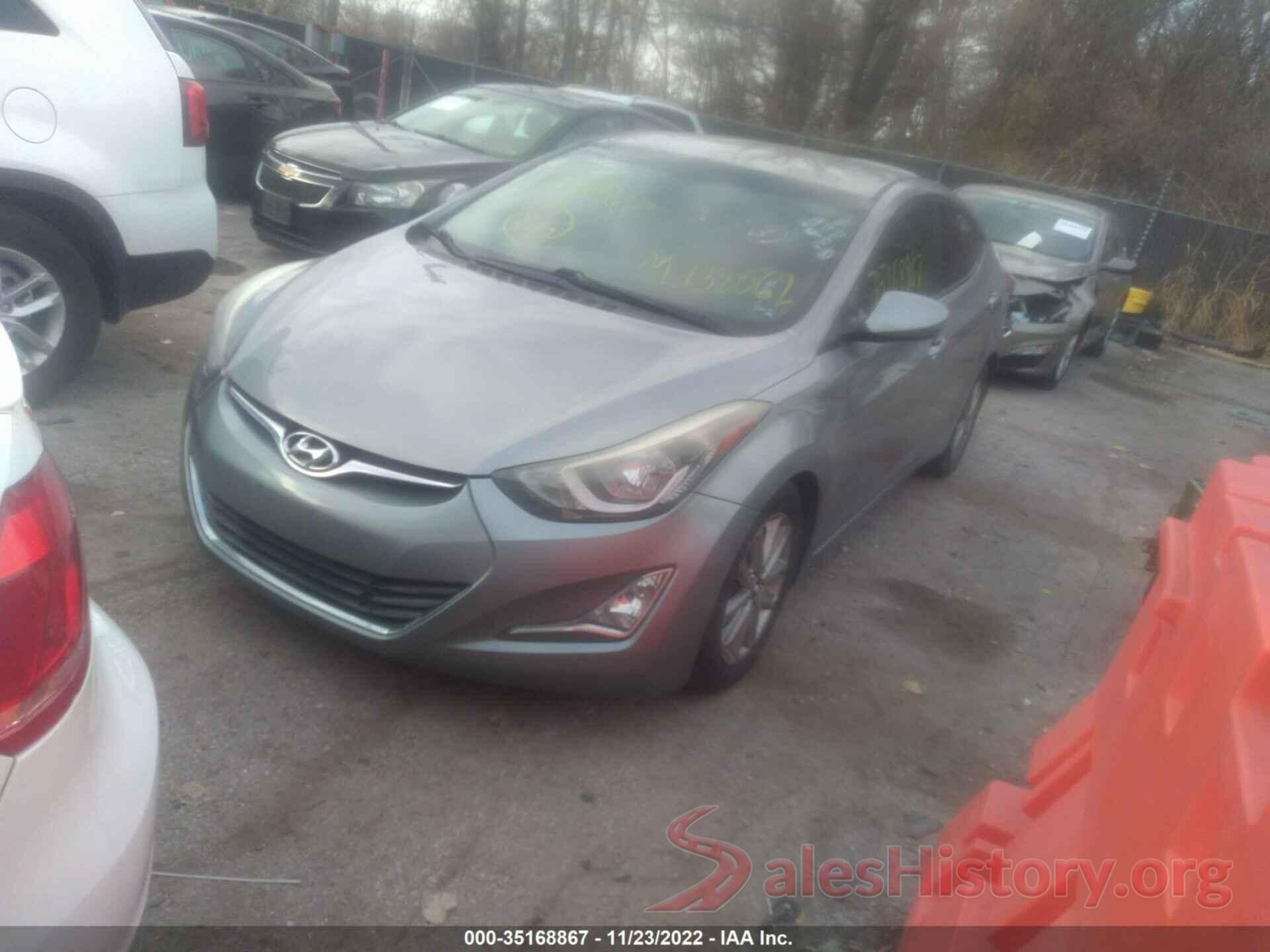 KMHDH4AE8FU388412 2015 HYUNDAI ELANTRA