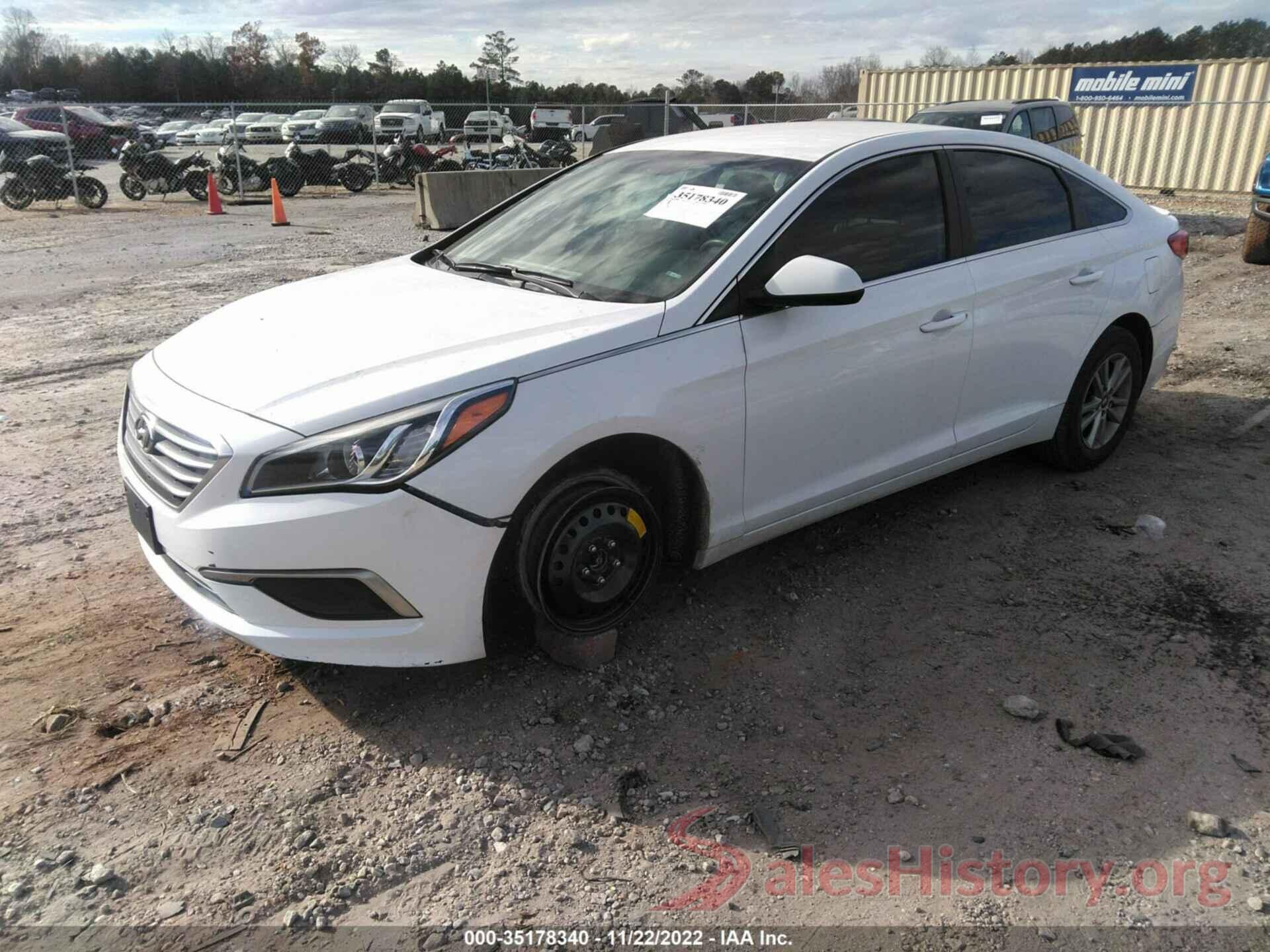 5NPE24AF6HH507106 2017 HYUNDAI SONATA