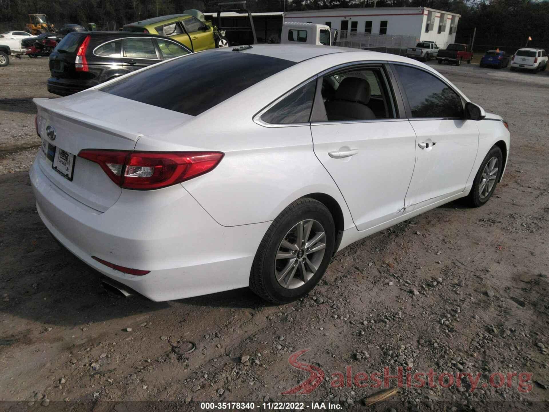 5NPE24AF6HH507106 2017 HYUNDAI SONATA