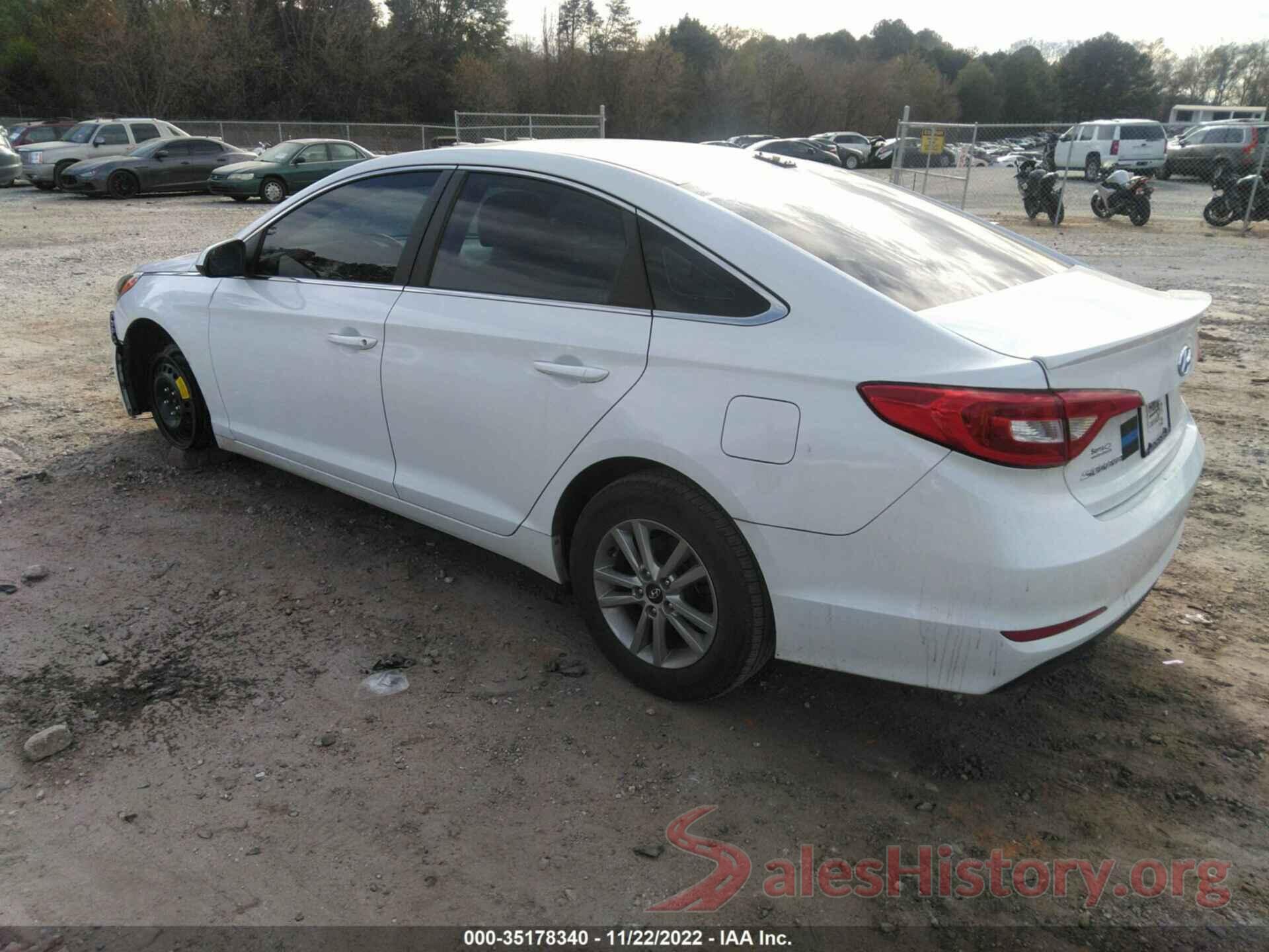 5NPE24AF6HH507106 2017 HYUNDAI SONATA