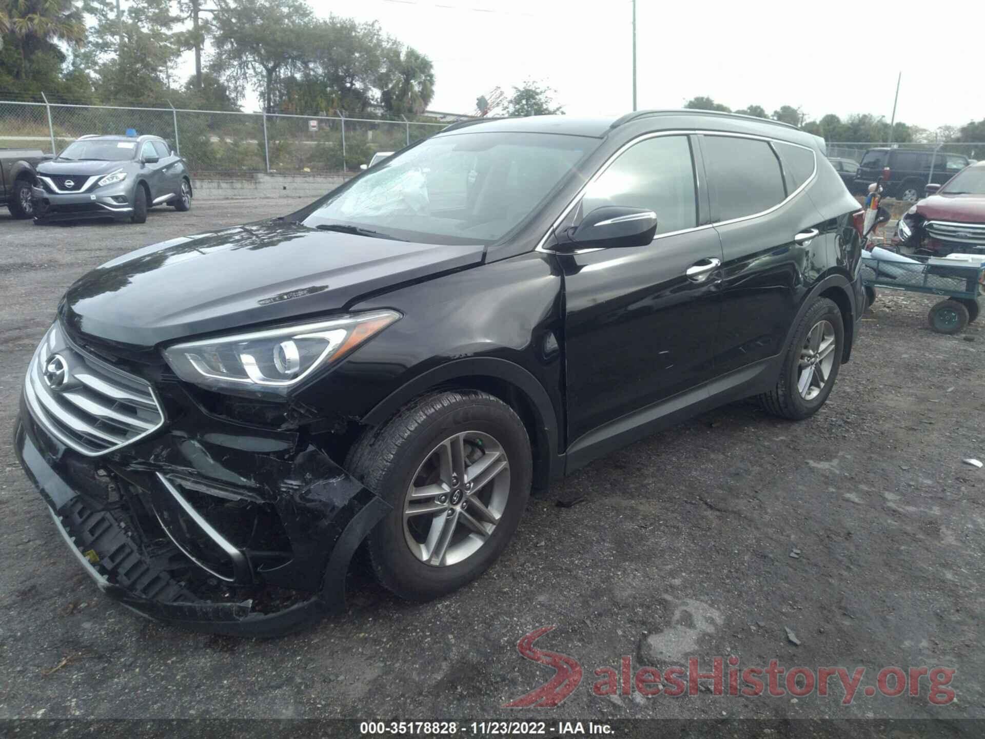 5NMZU3LB1JH075530 2018 HYUNDAI SANTA FE SPORT