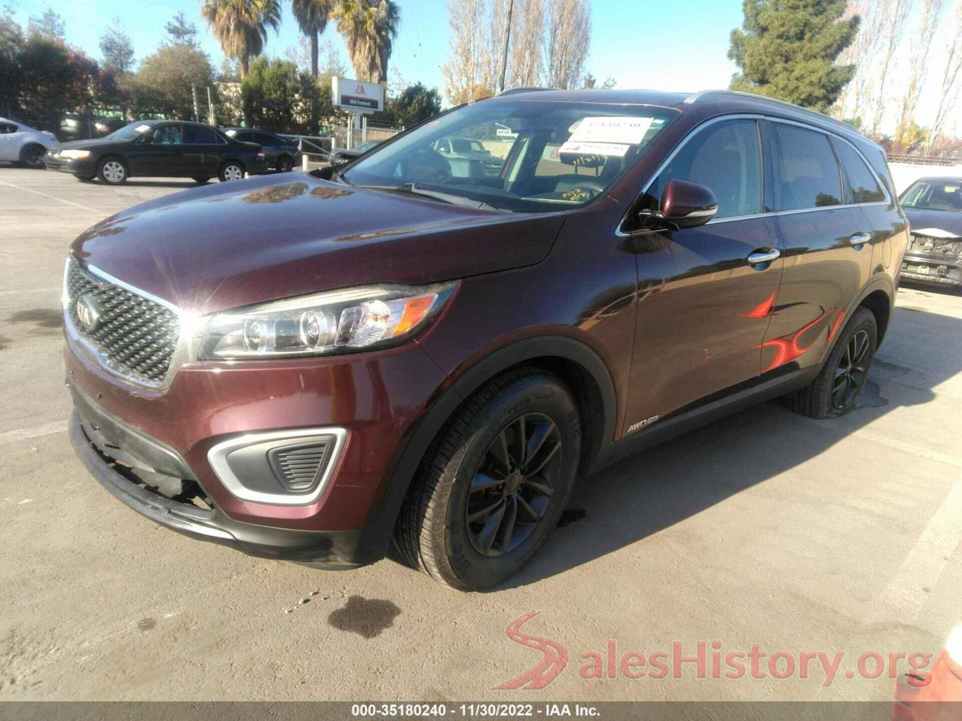 5XYPGDA57JG391588 2018 KIA SORENTO