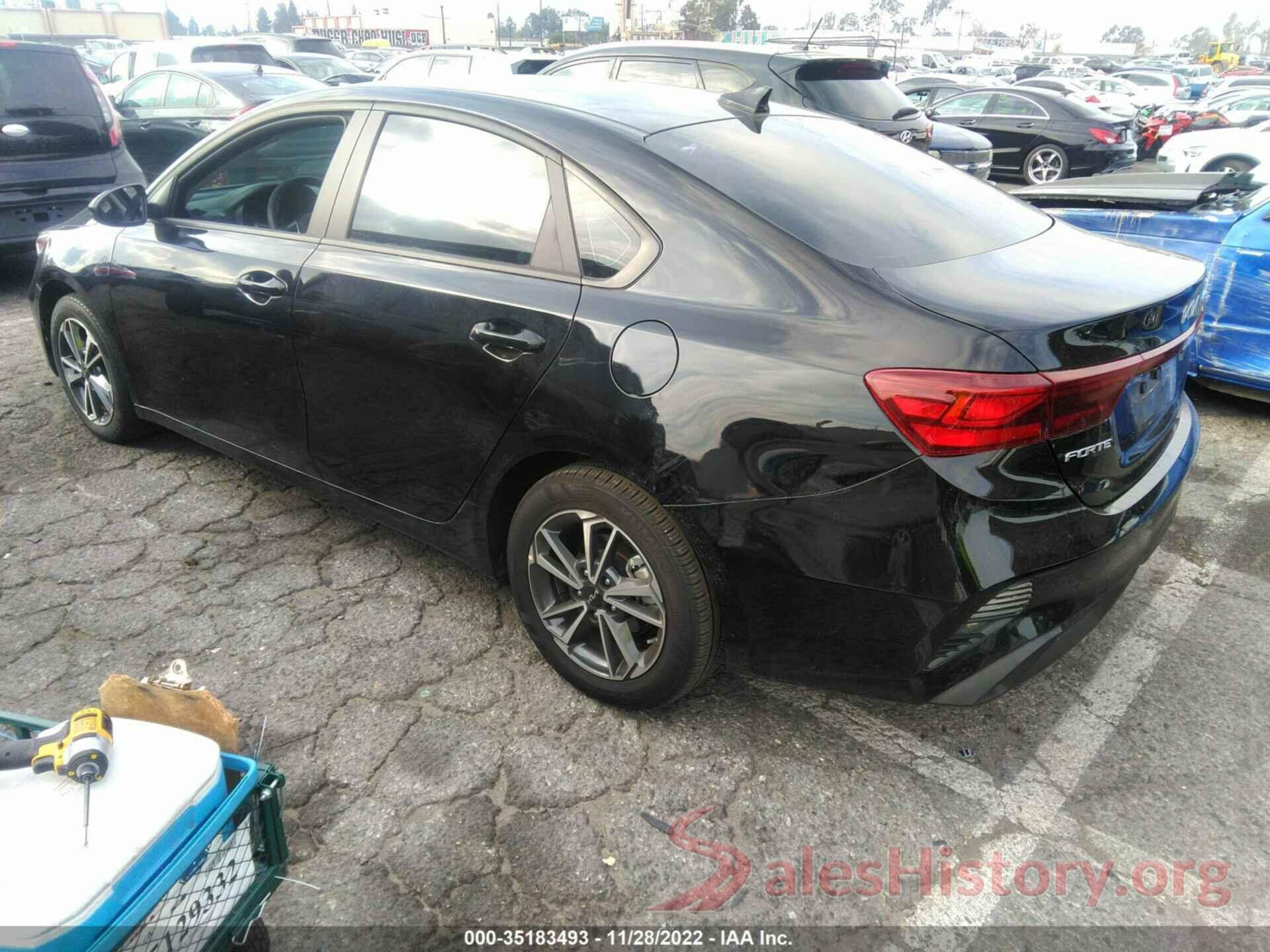 3KPF24AD0NE455121 2022 KIA FORTE