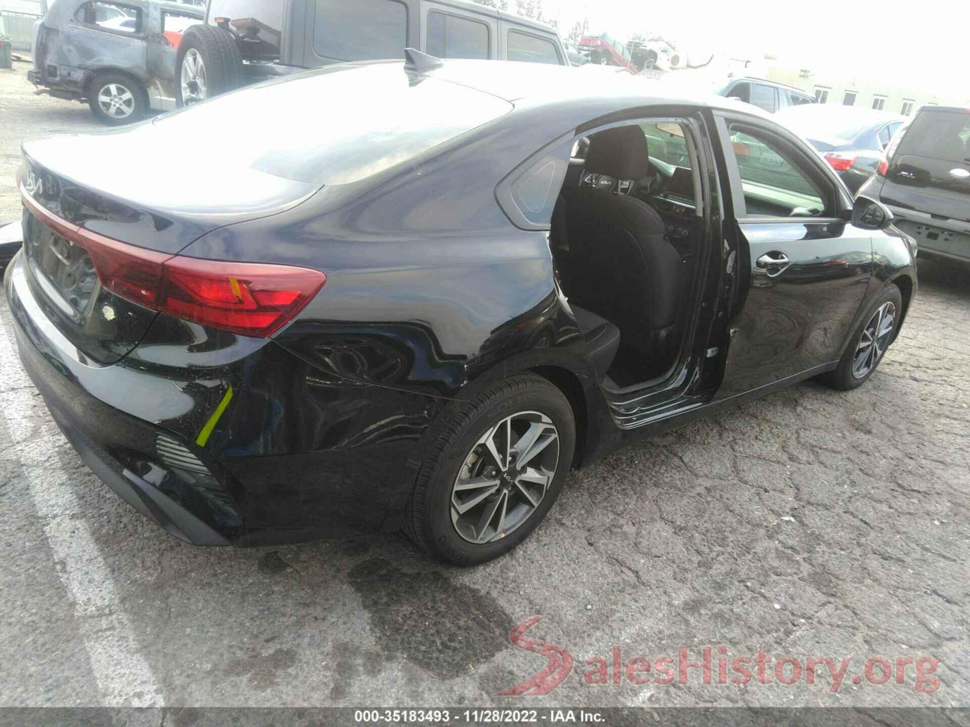 3KPF24AD0NE455121 2022 KIA FORTE