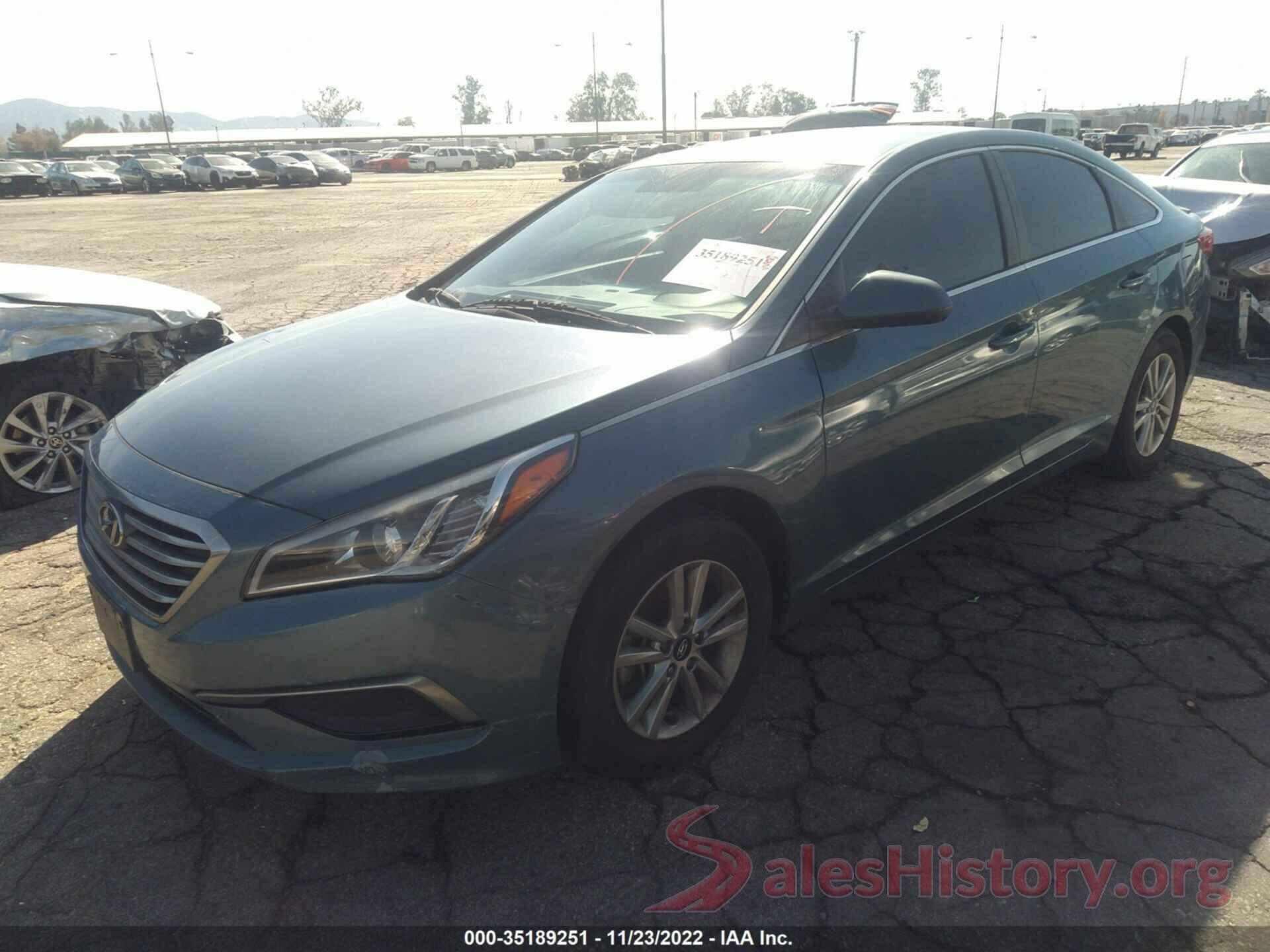 5NPE24AF4HH580765 2017 HYUNDAI SONATA