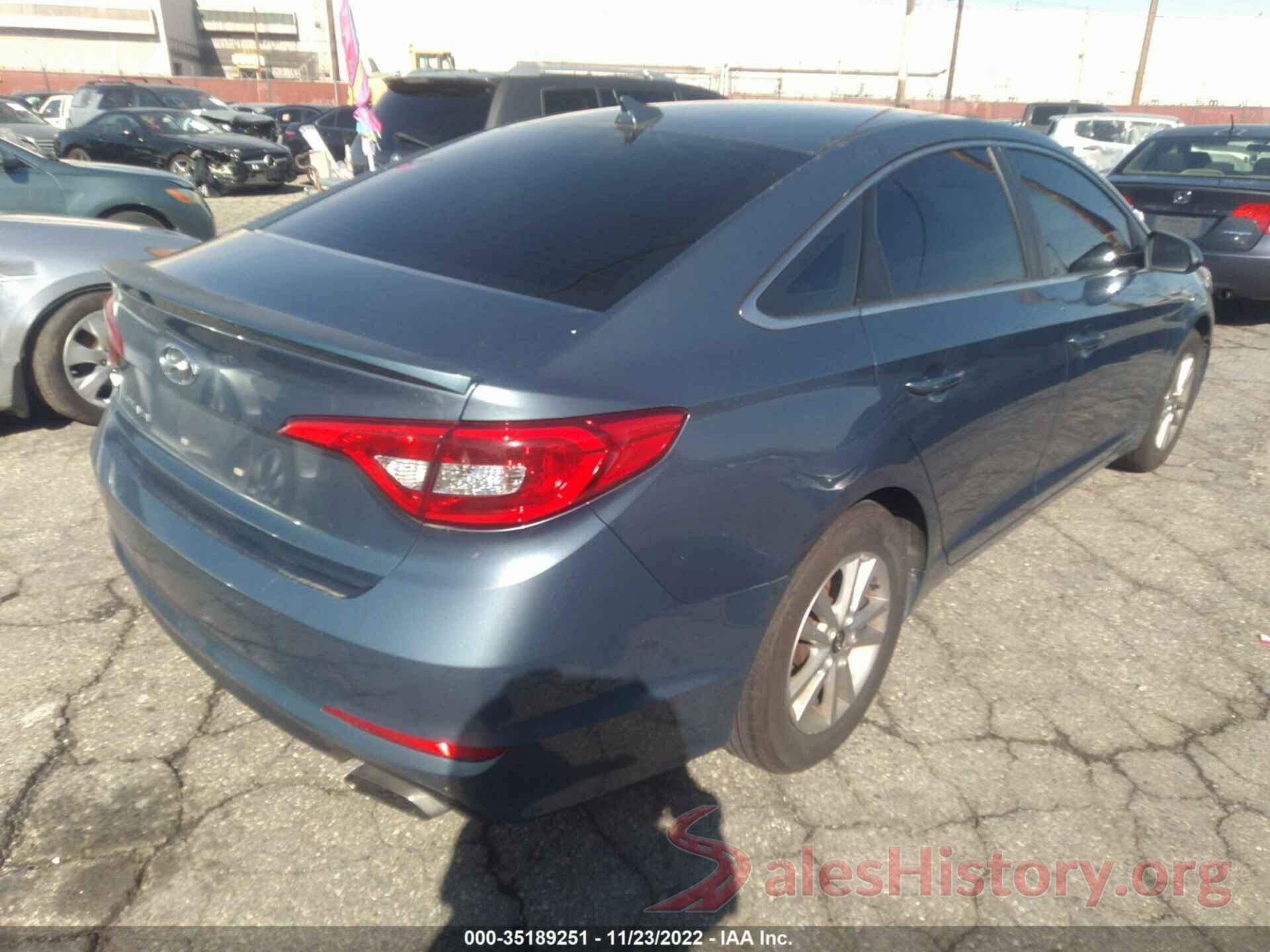 5NPE24AF4HH580765 2017 HYUNDAI SONATA