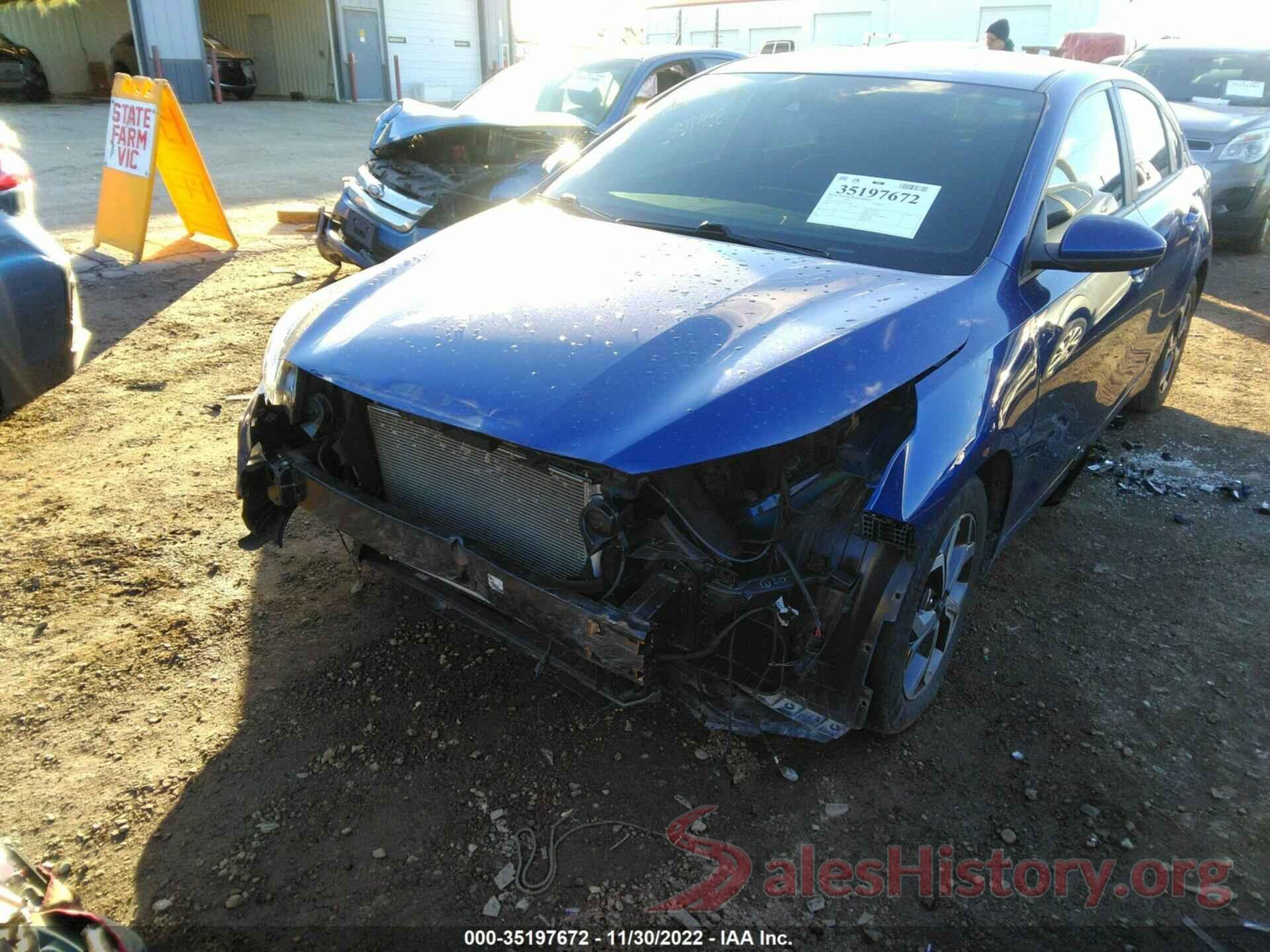 3KPF24AD8LE238798 2020 KIA FORTE