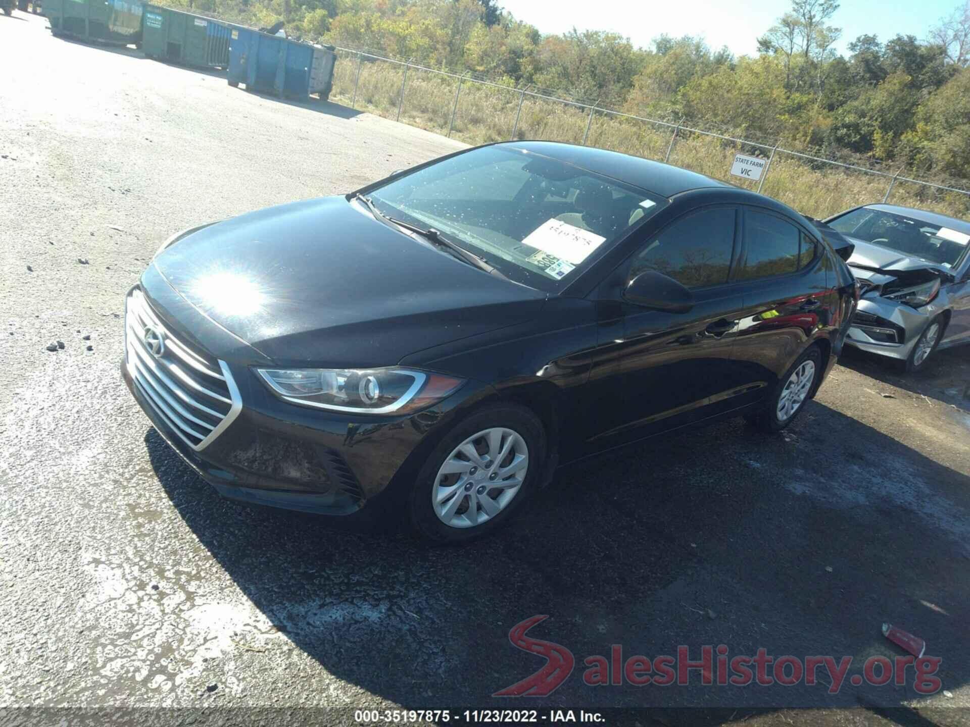 5NPD74LF6JH224172 2018 HYUNDAI ELANTRA