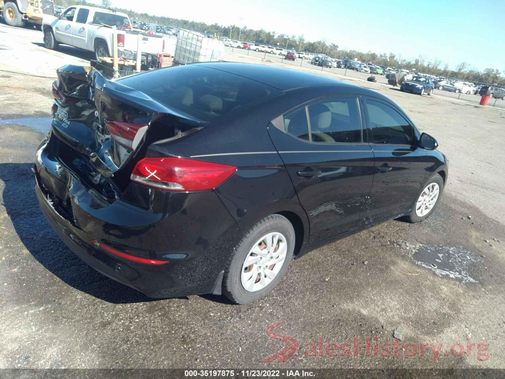 5NPD74LF6JH224172 2018 HYUNDAI ELANTRA