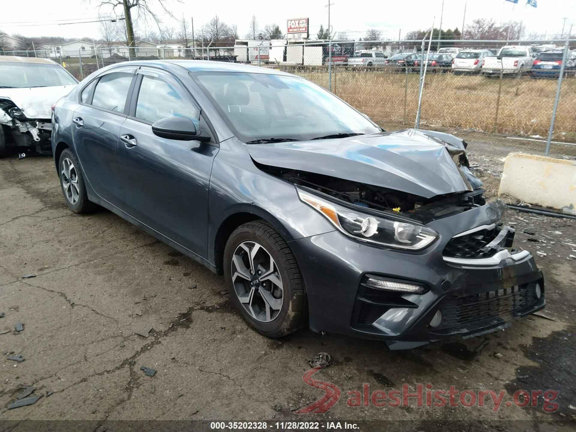 3KPF24AD1LE222216 2020 KIA FORTE