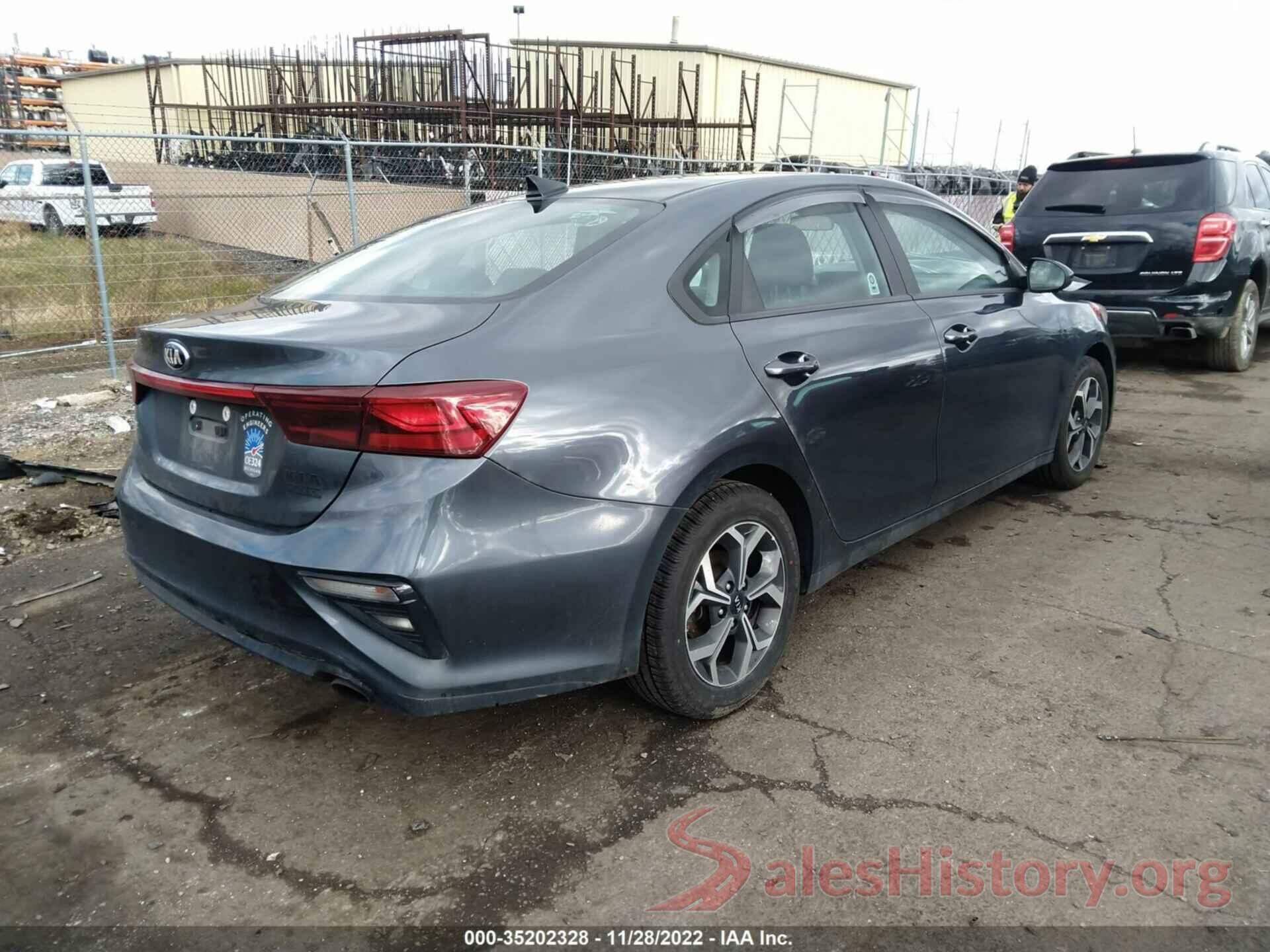 3KPF24AD1LE222216 2020 KIA FORTE